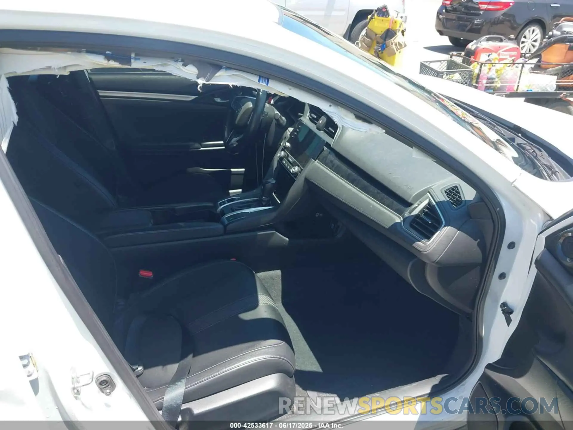5 fotografías del automóvil dañado 2HGFC2F80MH504657 HONDA CIVIC 2021