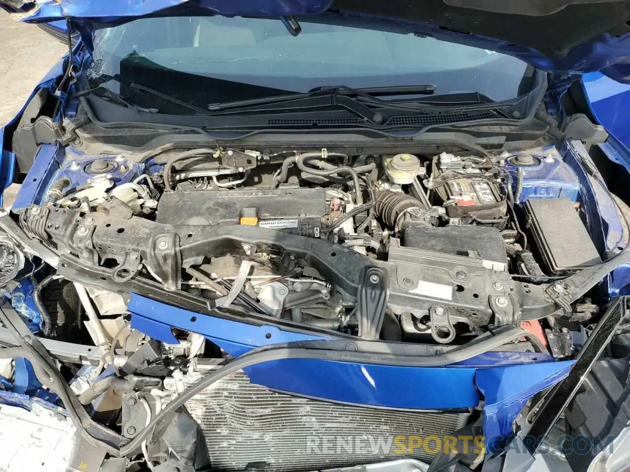 11 fotografías del automóvil dañado 2HGFC2F80MH517814 HONDA CIVIC 2021