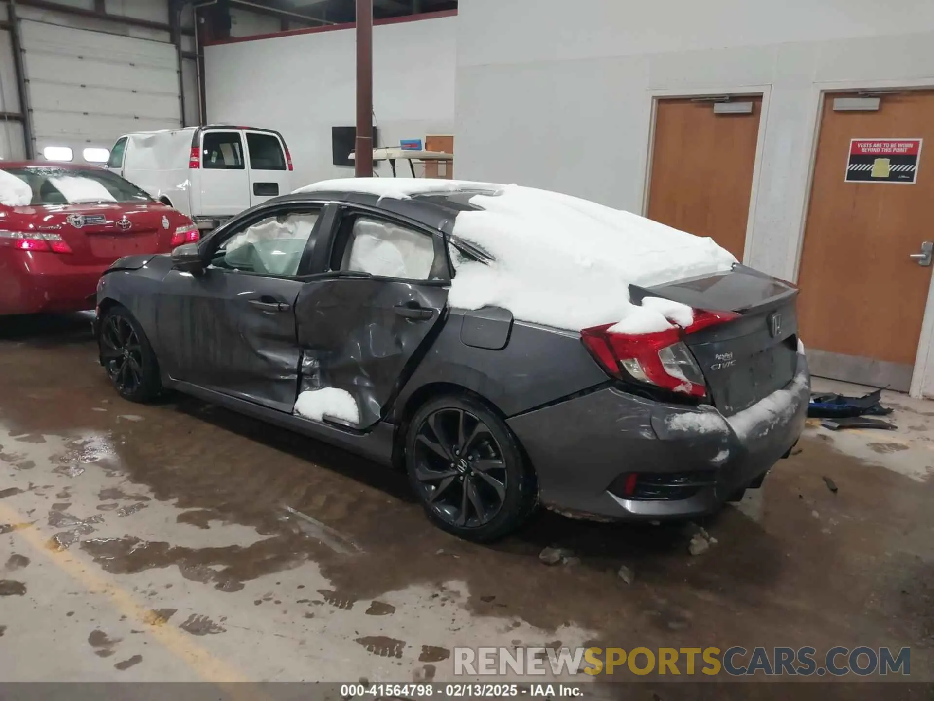 3 fotografías del automóvil dañado 2HGFC2F80MH535066 HONDA CIVIC 2021