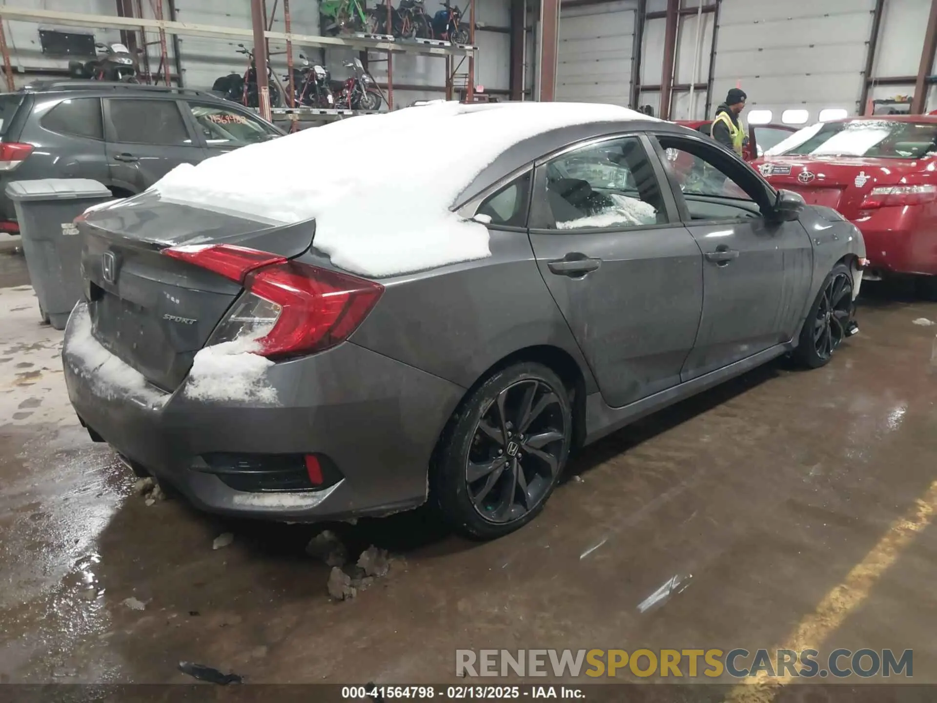 4 fotografías del automóvil dañado 2HGFC2F80MH535066 HONDA CIVIC 2021