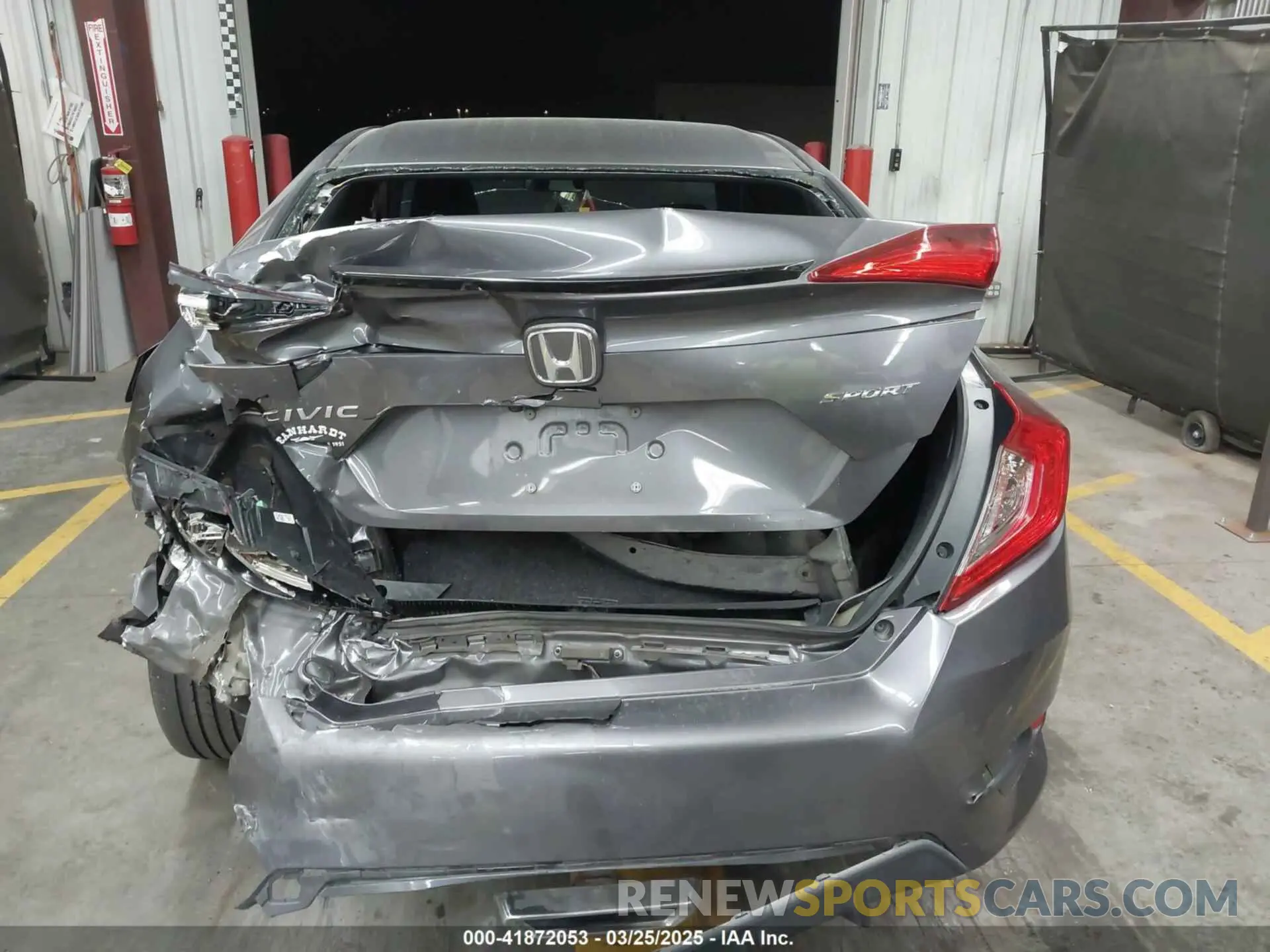 16 fotografías del automóvil dañado 2HGFC2F80MH545483 HONDA CIVIC 2021