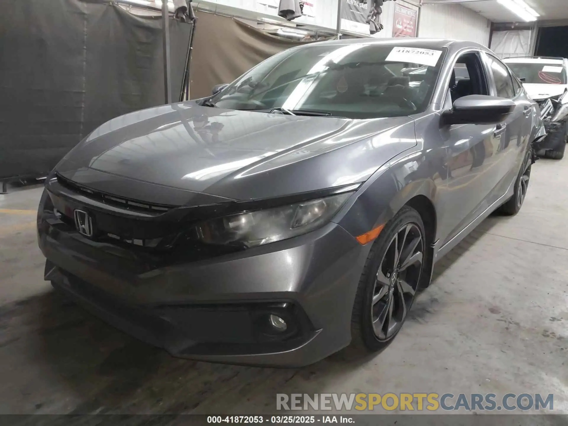 2 fotografías del automóvil dañado 2HGFC2F80MH545483 HONDA CIVIC 2021