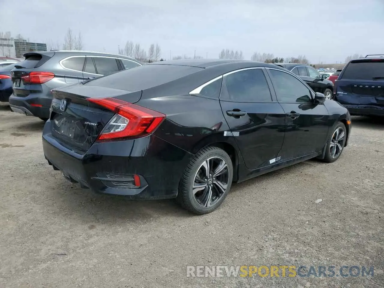 3 fotografías del automóvil dañado 2HGFC2F81MH006628 HONDA CIVIC 2021