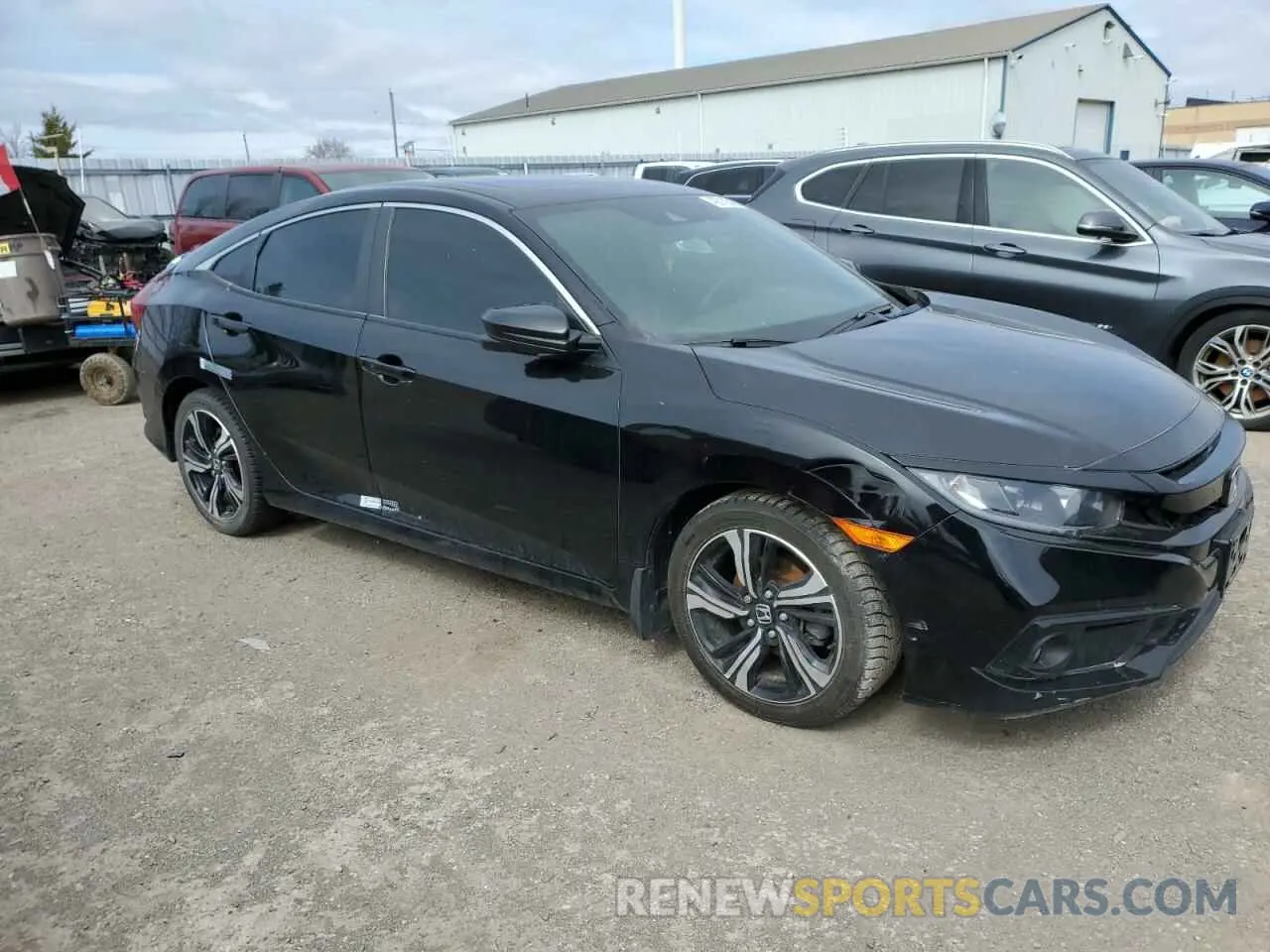 4 fotografías del automóvil dañado 2HGFC2F81MH006628 HONDA CIVIC 2021