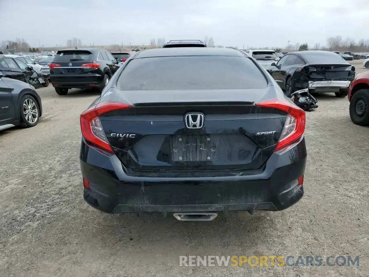 6 fotografías del automóvil dañado 2HGFC2F81MH006628 HONDA CIVIC 2021