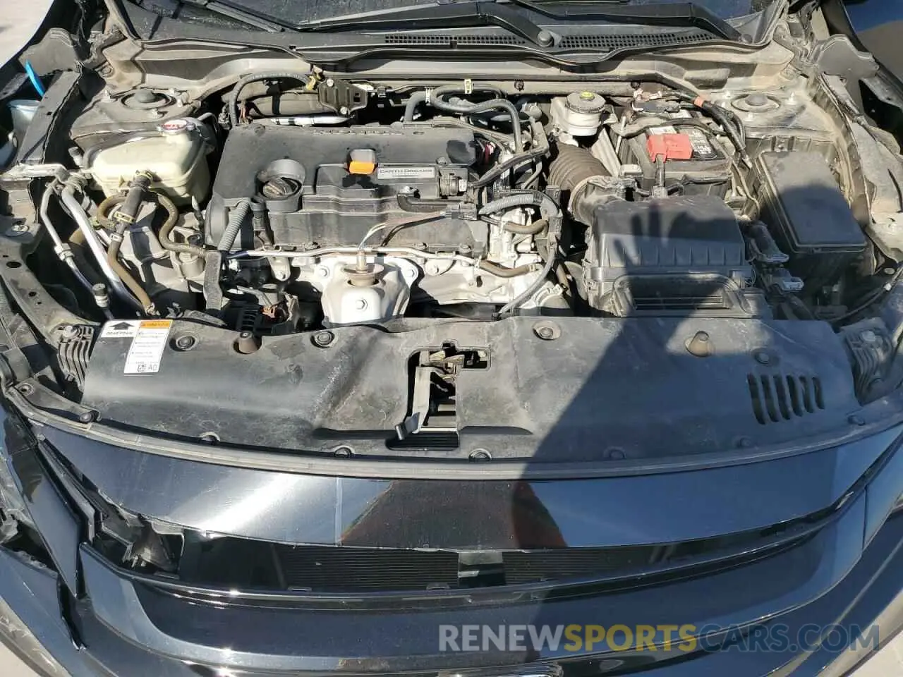 11 fotografías del automóvil dañado 2HGFC2F81MH505686 HONDA CIVIC 2021