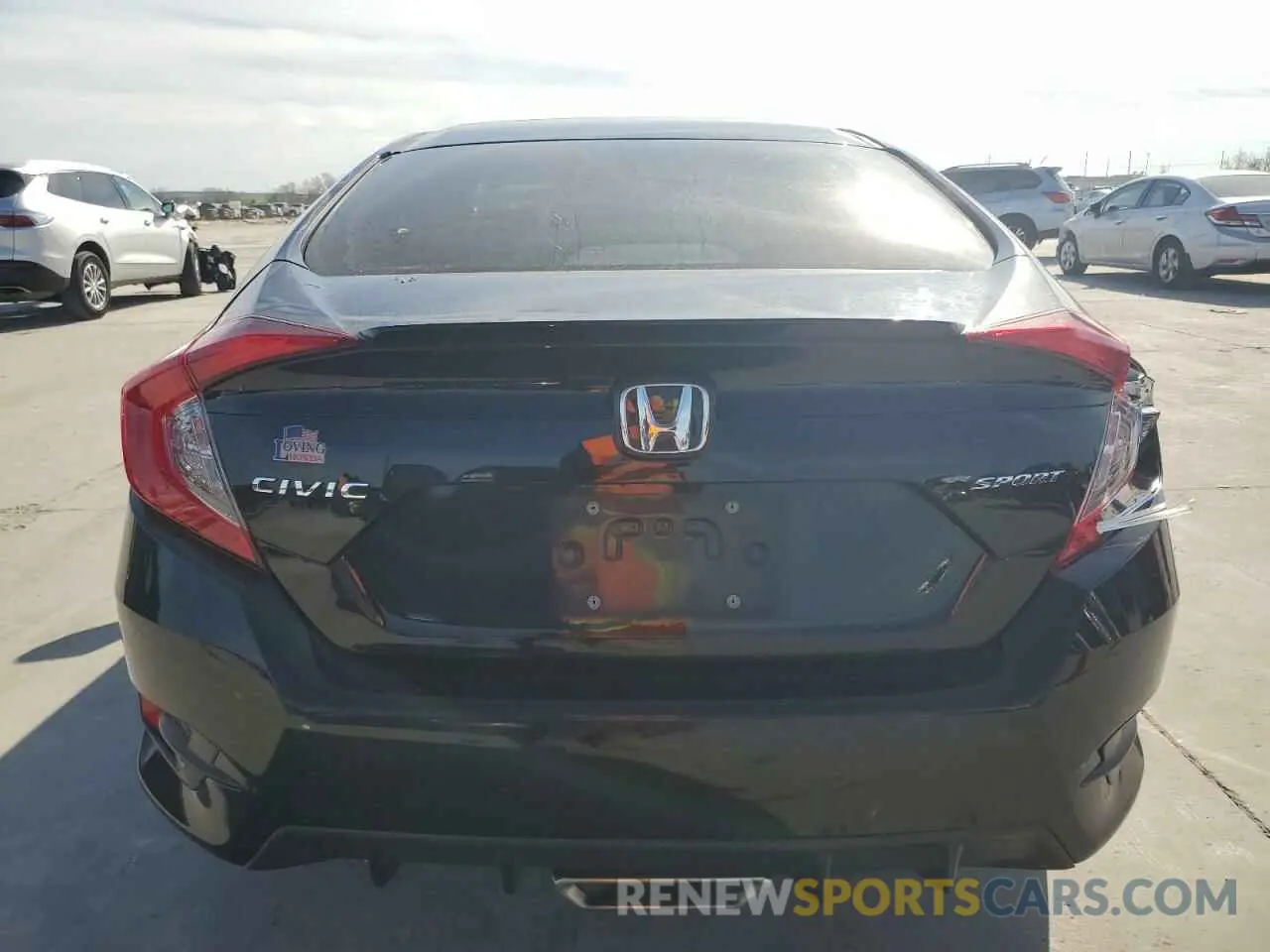 6 fotografías del automóvil dañado 2HGFC2F81MH505686 HONDA CIVIC 2021