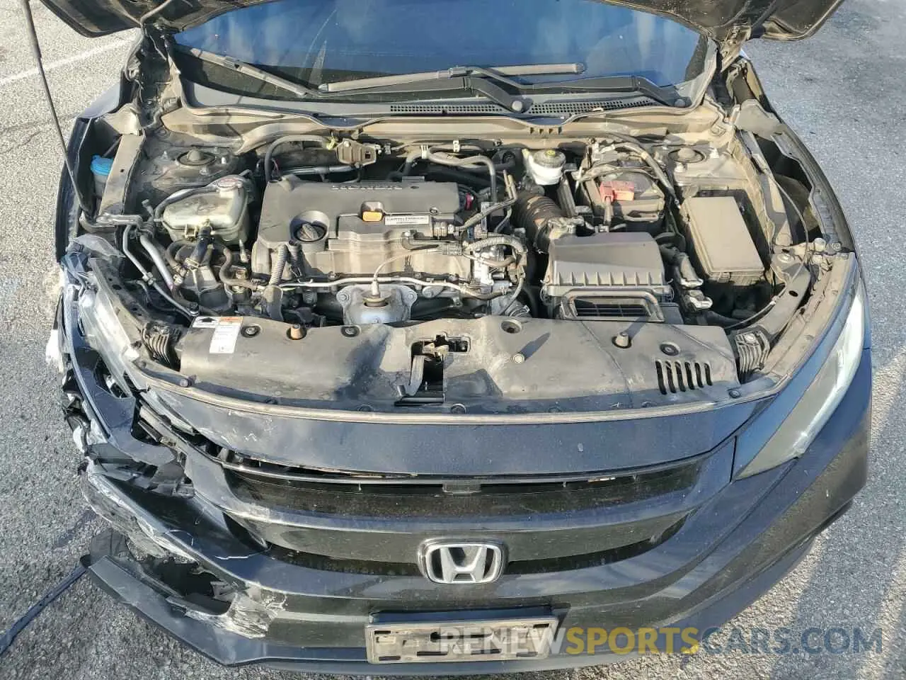 13 fotografías del automóvil dañado 2HGFC2F81MH537604 HONDA CIVIC 2021