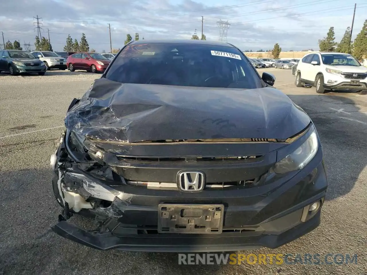 5 fotografías del automóvil dañado 2HGFC2F81MH537604 HONDA CIVIC 2021