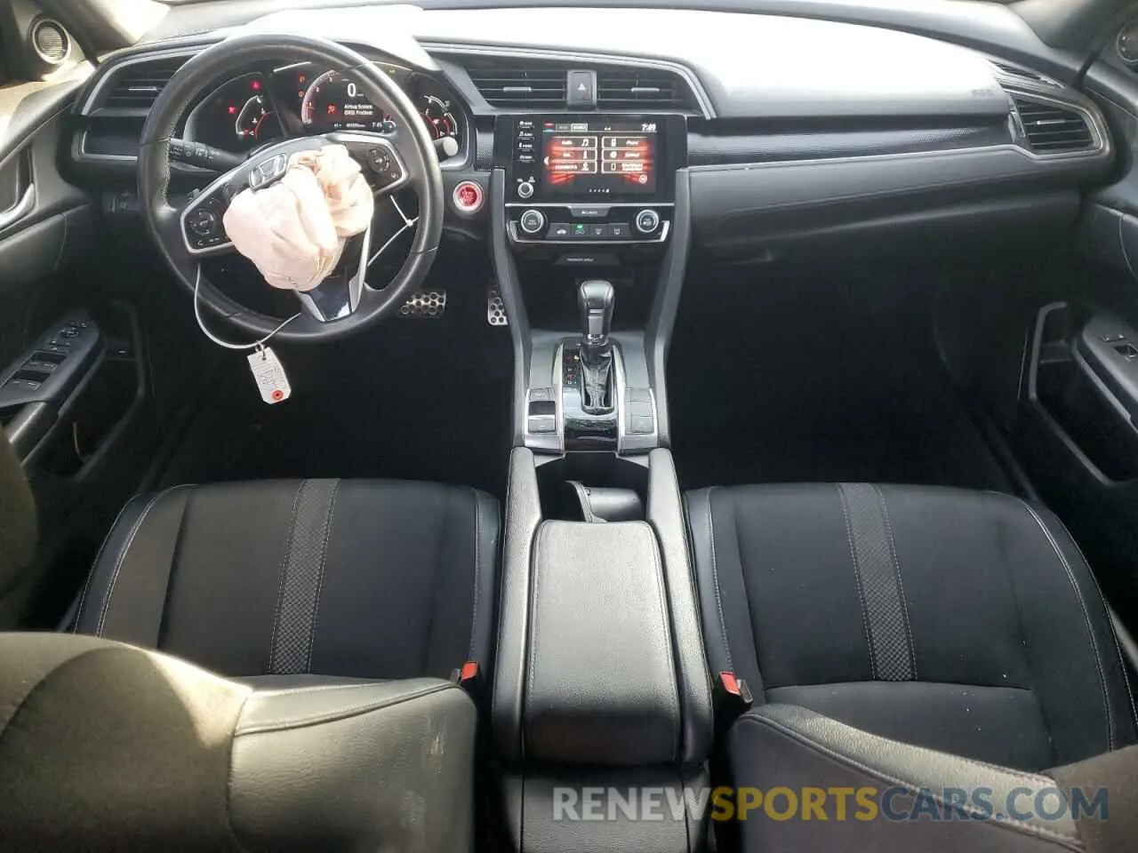 8 fotografías del automóvil dañado 2HGFC2F81MH537604 HONDA CIVIC 2021