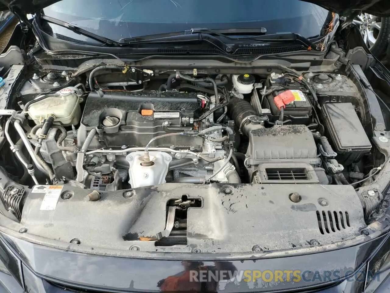 11 fotografías del automóvil dañado 2HGFC2F81MH539708 HONDA CIVIC 2021