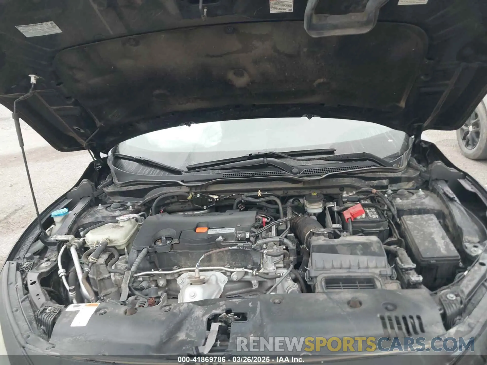 10 fotografías del automóvil dañado 2HGFC2F81MH546593 HONDA CIVIC 2021