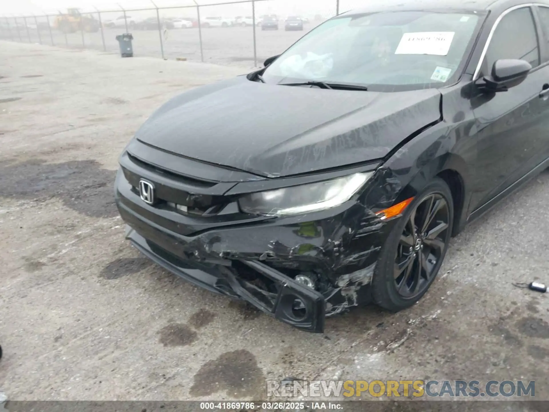 6 fotografías del automóvil dañado 2HGFC2F81MH546593 HONDA CIVIC 2021