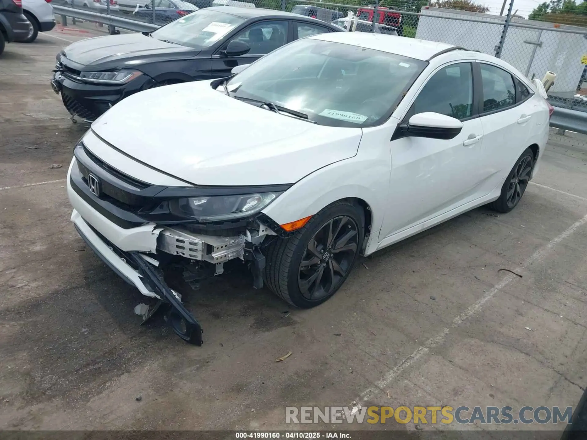 2 fotografías del automóvil dañado 2HGFC2F82MH511755 HONDA CIVIC 2021