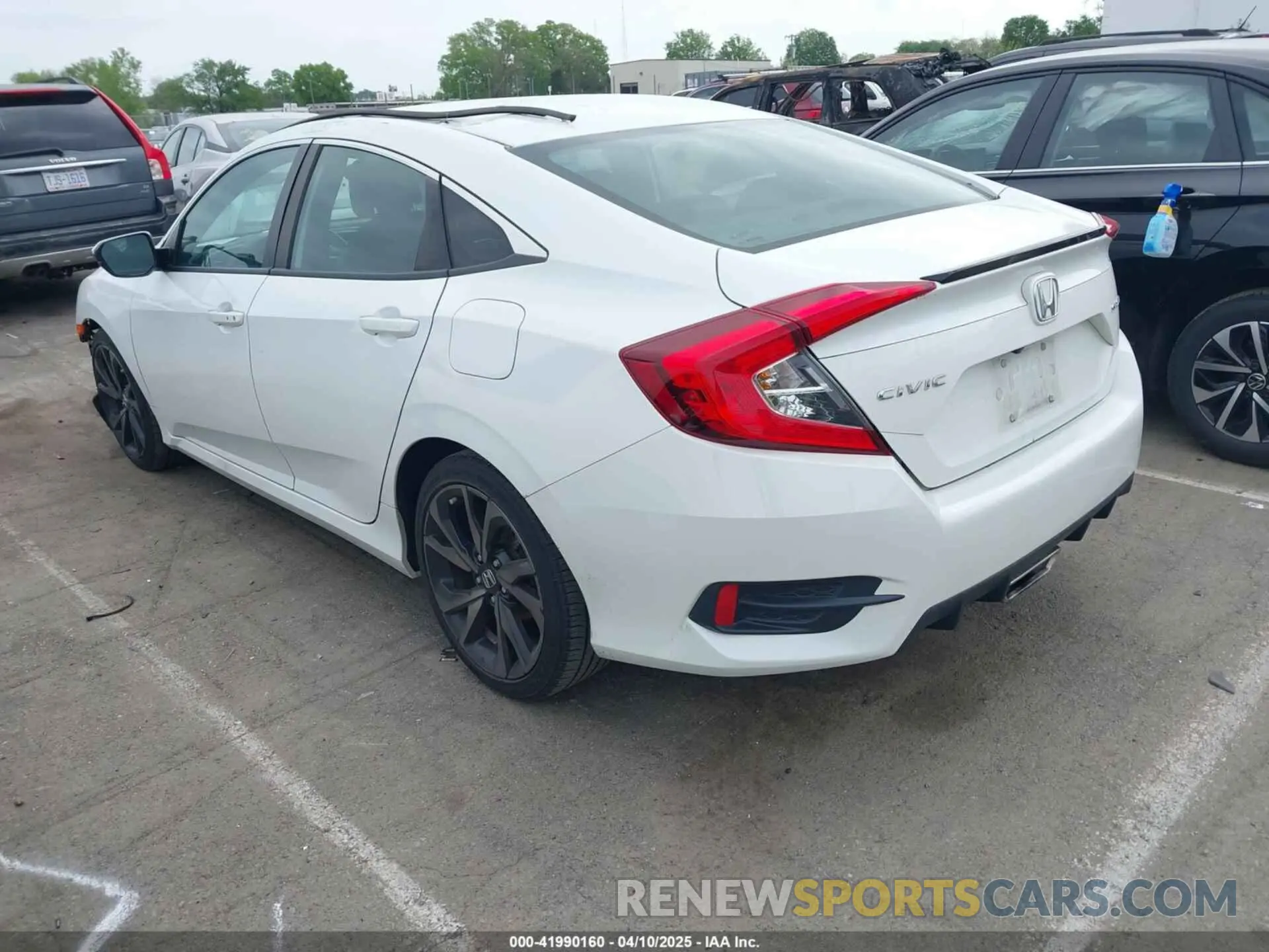 3 fotografías del automóvil dañado 2HGFC2F82MH511755 HONDA CIVIC 2021