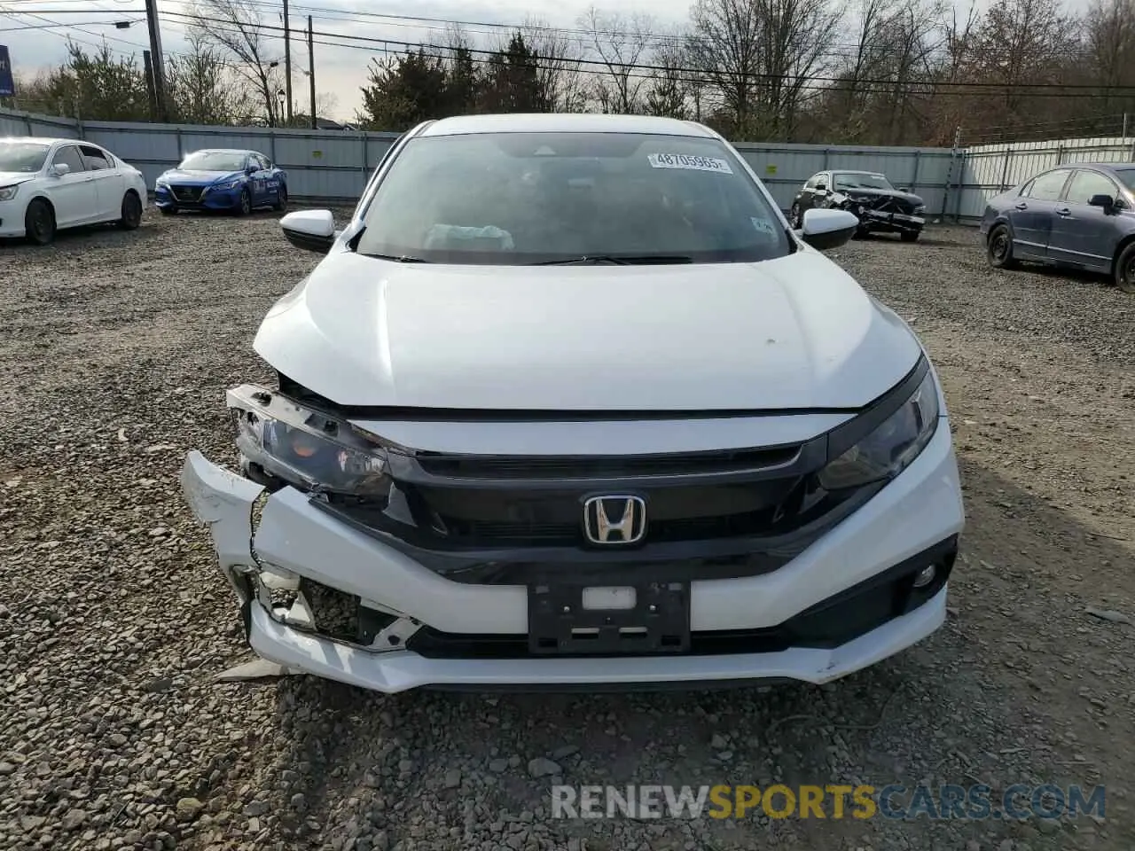 5 fotografías del automóvil dañado 2HGFC2F82MH542004 HONDA CIVIC 2021