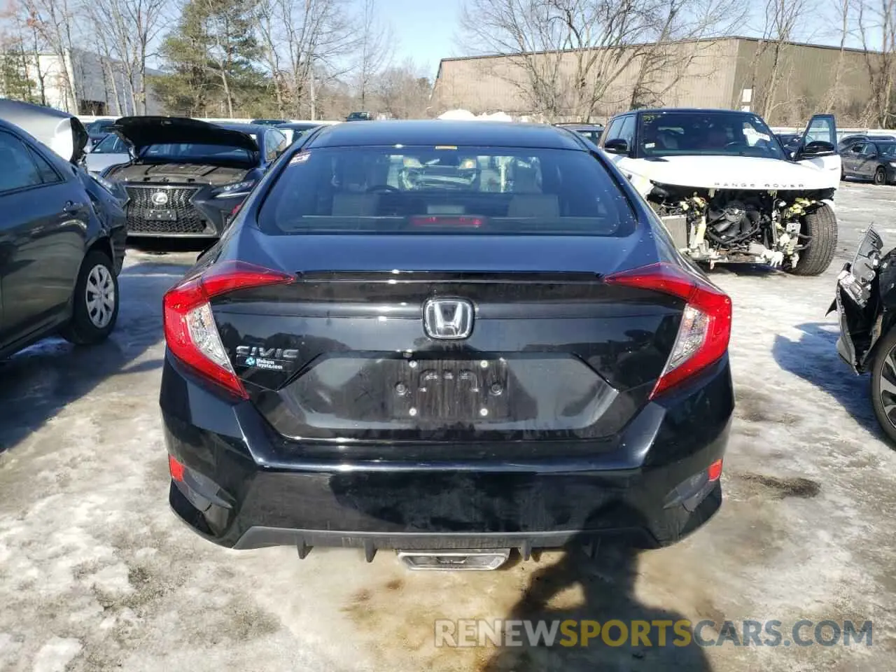 6 fotografías del automóvil dañado 2HGFC2F82MH545727 HONDA CIVIC 2021