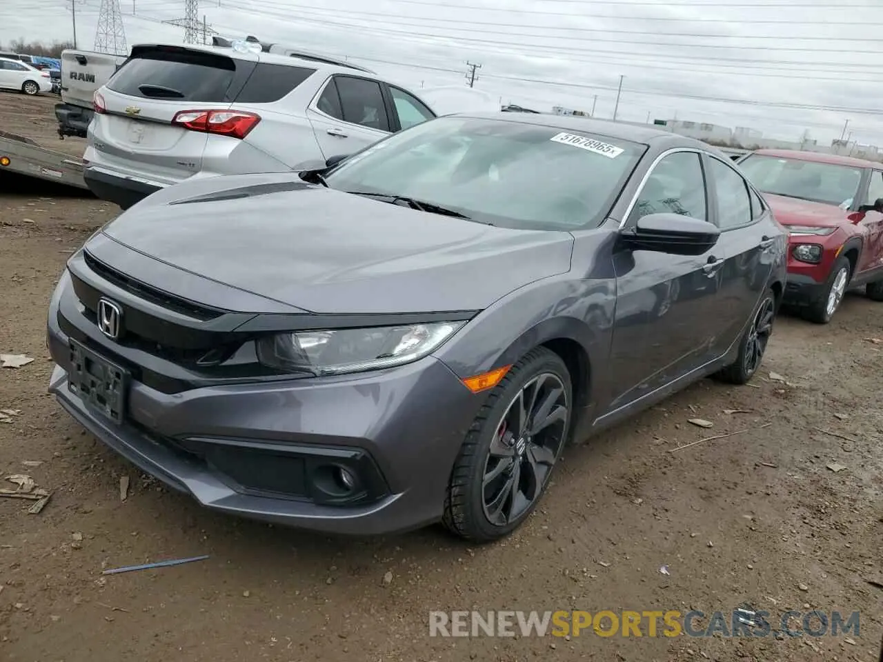 1 fotografías del automóvil dañado 2HGFC2F82MH555514 HONDA CIVIC 2021