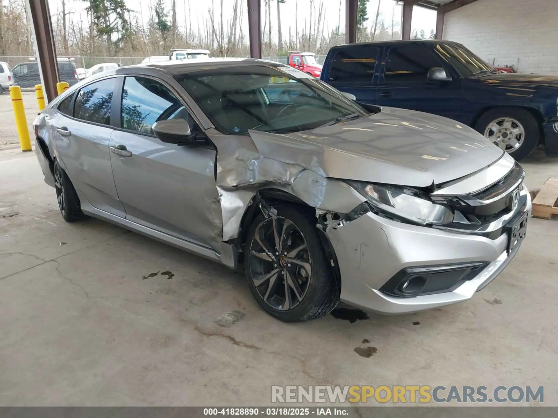 1 fotografías del automóvil dañado 2HGFC2F83MH521470 HONDA CIVIC 2021