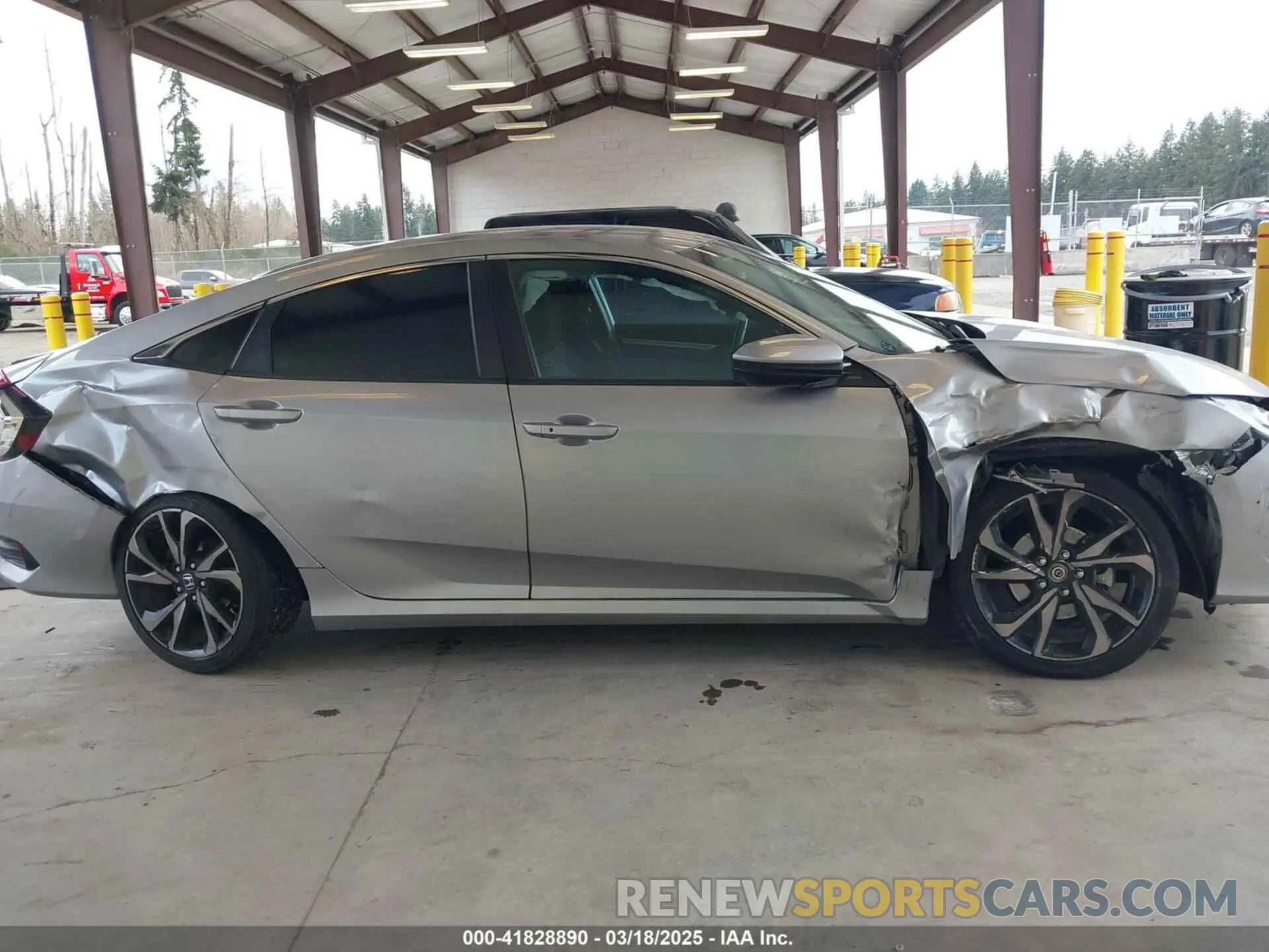 13 fotografías del automóvil dañado 2HGFC2F83MH521470 HONDA CIVIC 2021