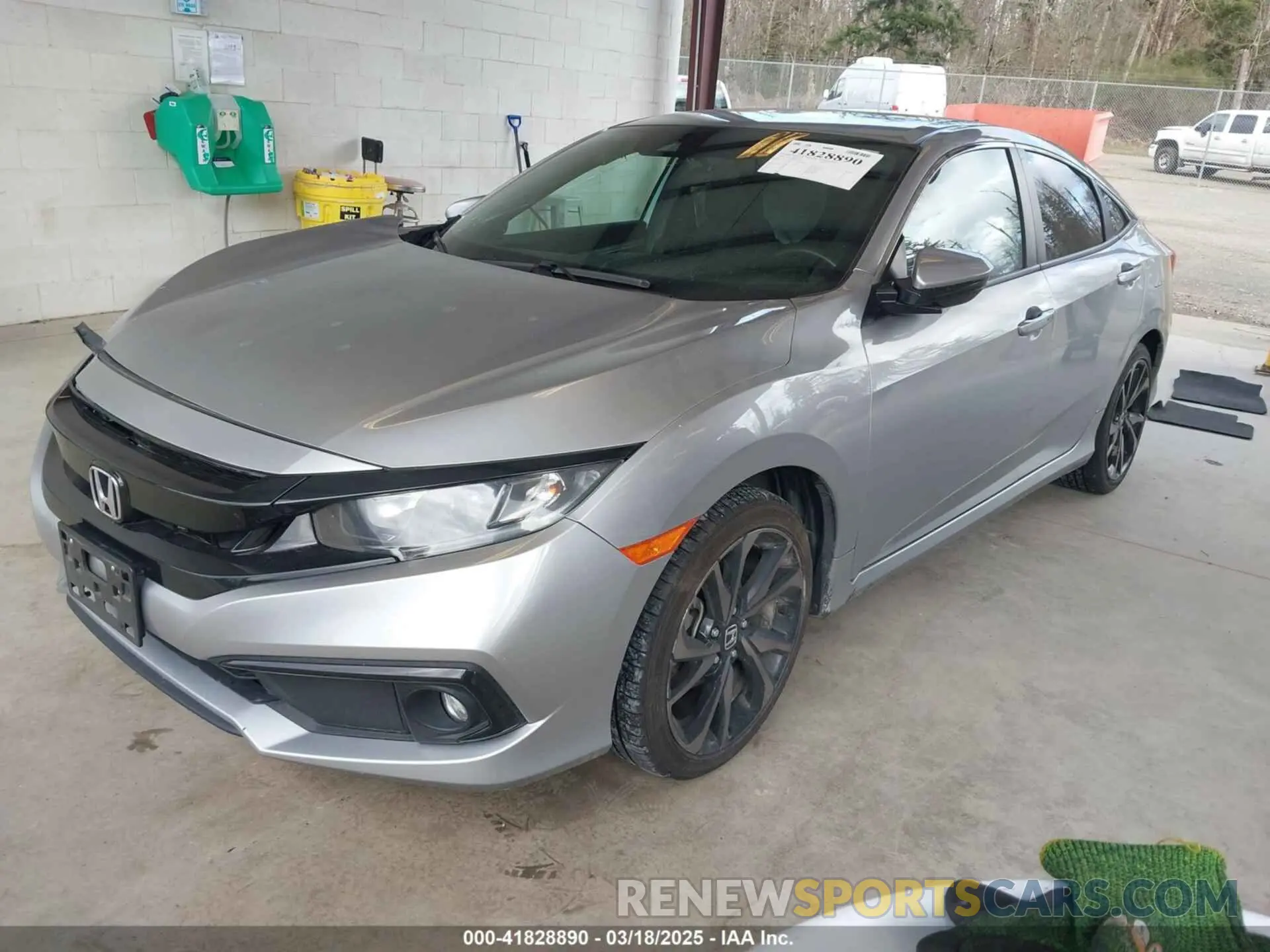 2 fotografías del automóvil dañado 2HGFC2F83MH521470 HONDA CIVIC 2021