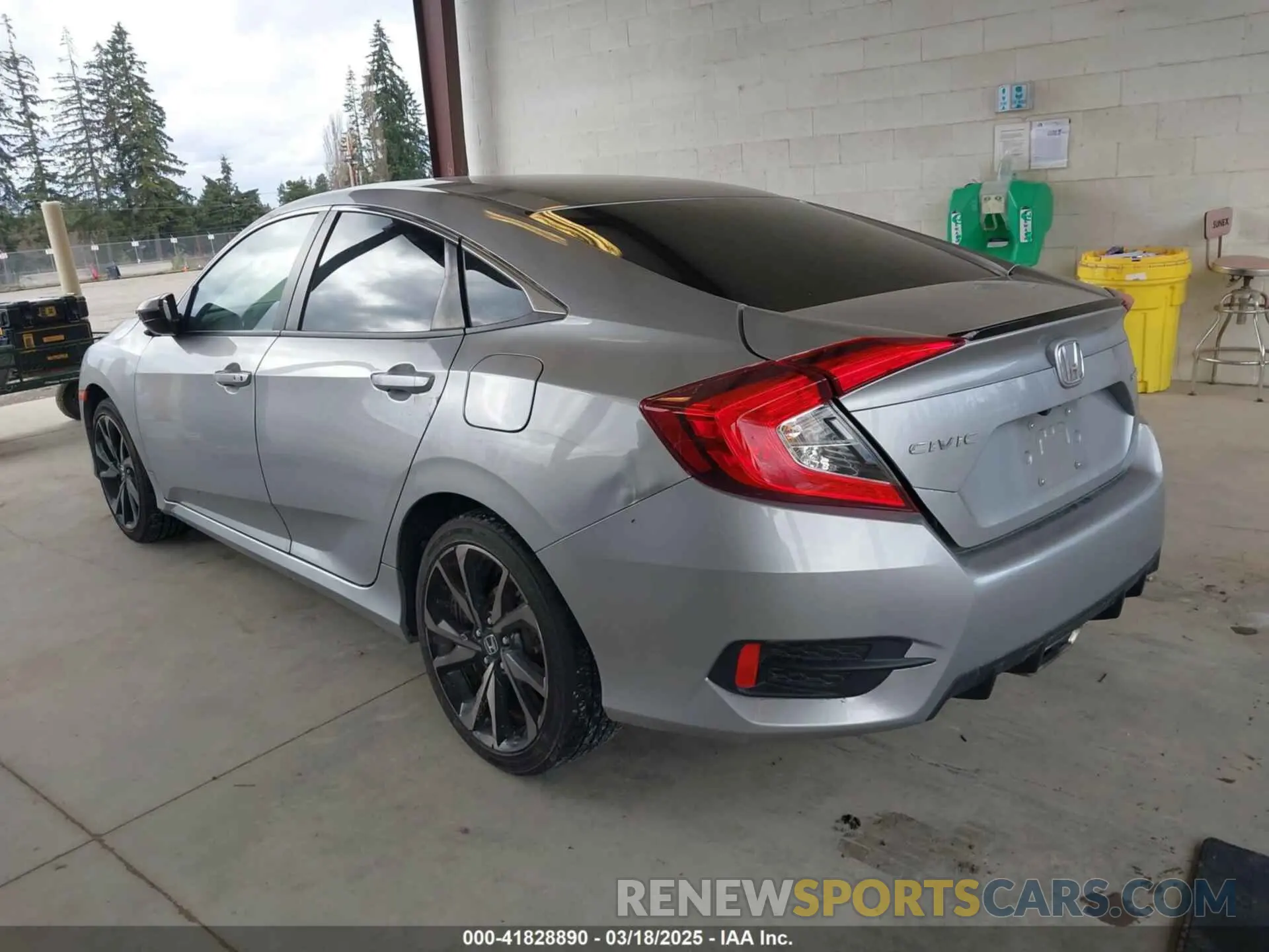 3 fotografías del automóvil dañado 2HGFC2F83MH521470 HONDA CIVIC 2021