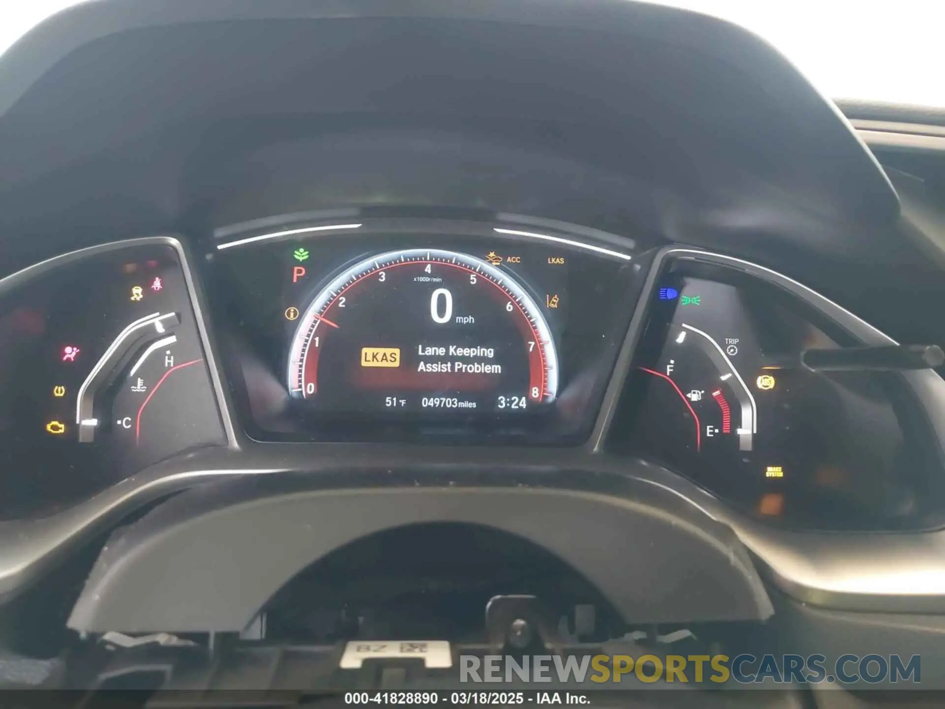 7 fotografías del automóvil dañado 2HGFC2F83MH521470 HONDA CIVIC 2021