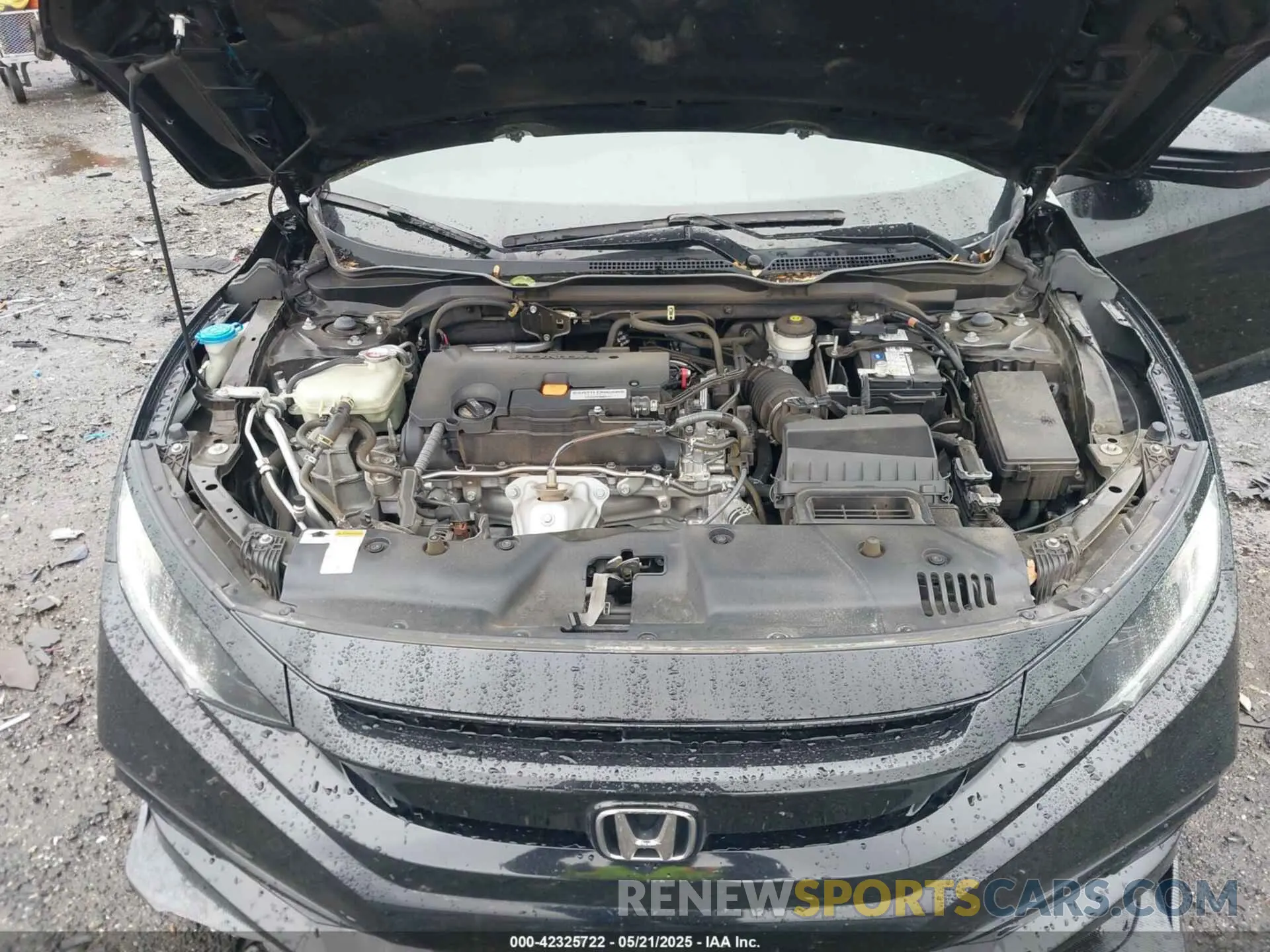 10 fotografías del automóvil dañado 2HGFC2F83MH521744 HONDA CIVIC 2021