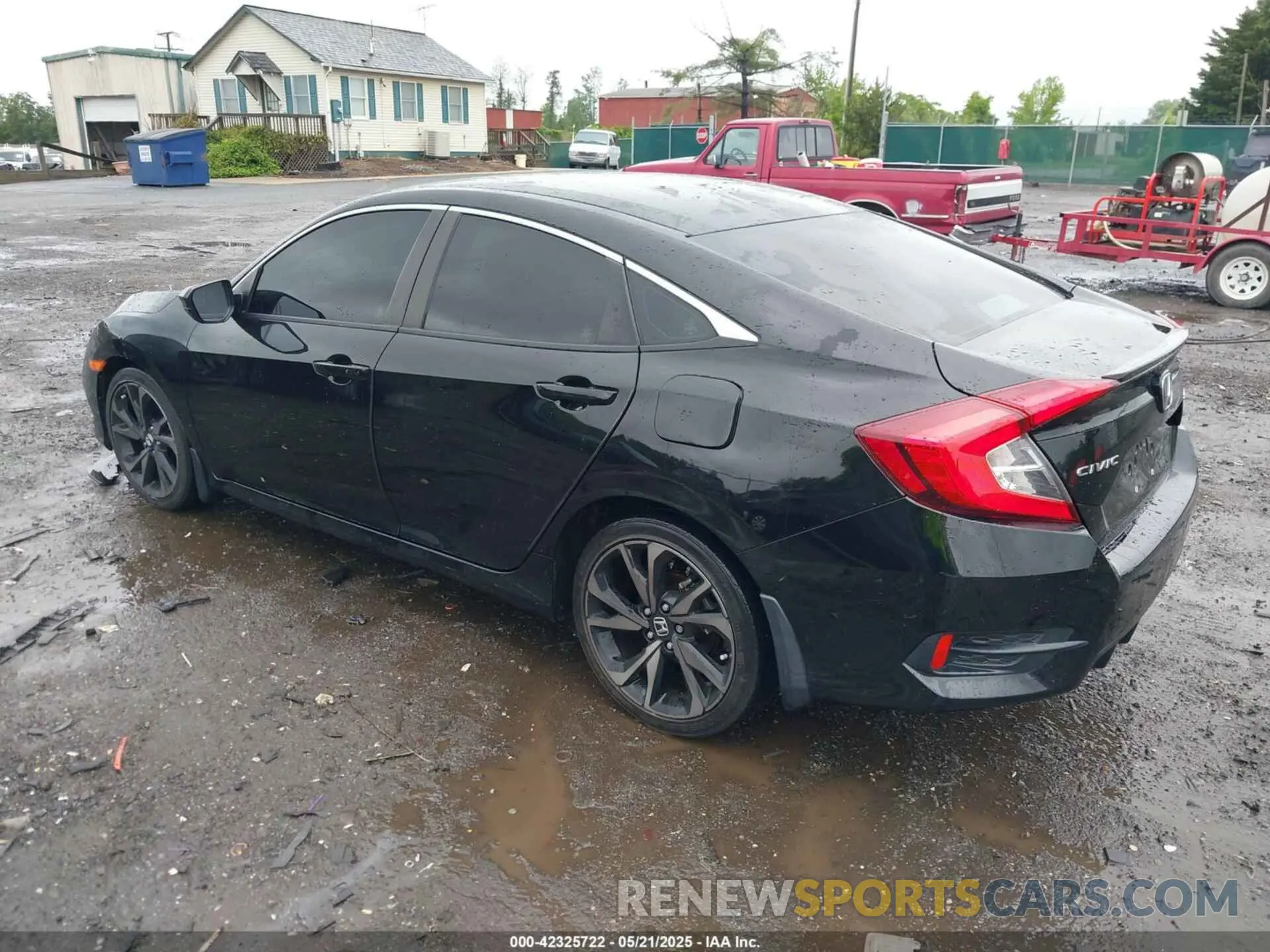 3 fotografías del automóvil dañado 2HGFC2F83MH521744 HONDA CIVIC 2021