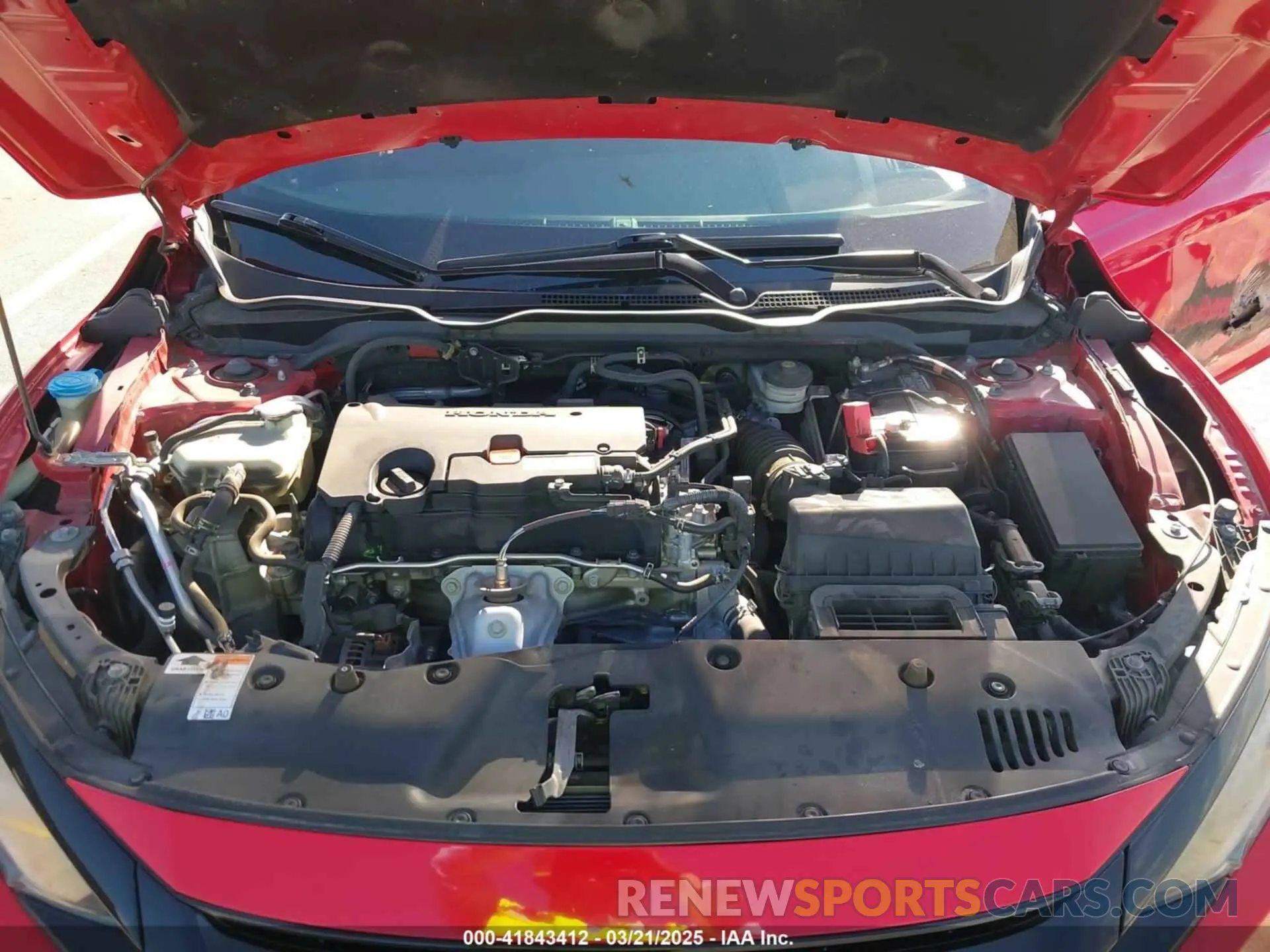 10 fotografías del automóvil dañado 2HGFC2F83MH528354 HONDA CIVIC 2021