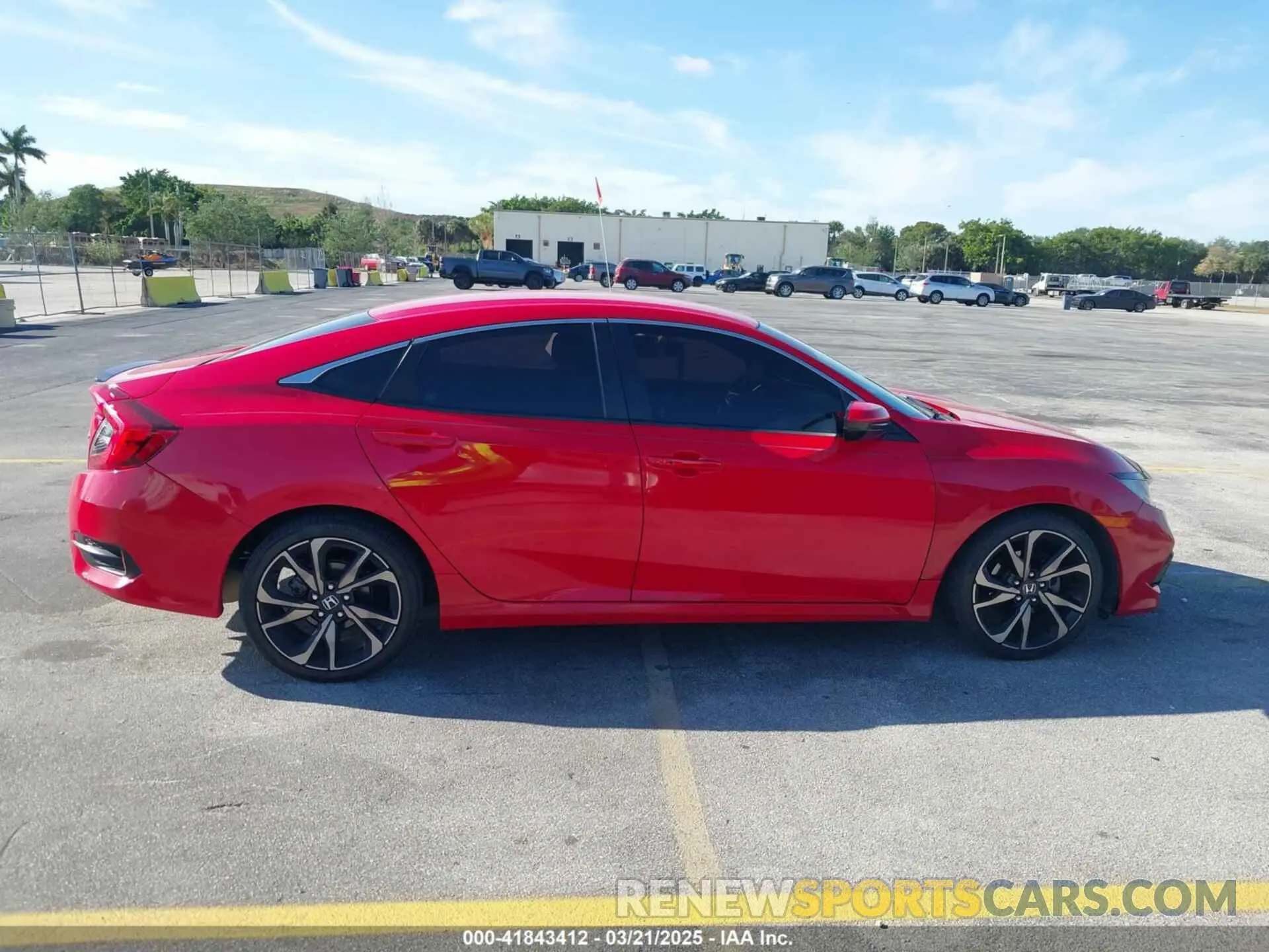 13 fotografías del automóvil dañado 2HGFC2F83MH528354 HONDA CIVIC 2021