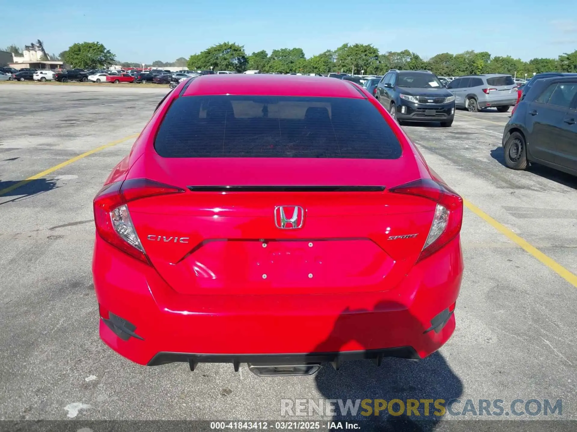 16 fotografías del automóvil dañado 2HGFC2F83MH528354 HONDA CIVIC 2021