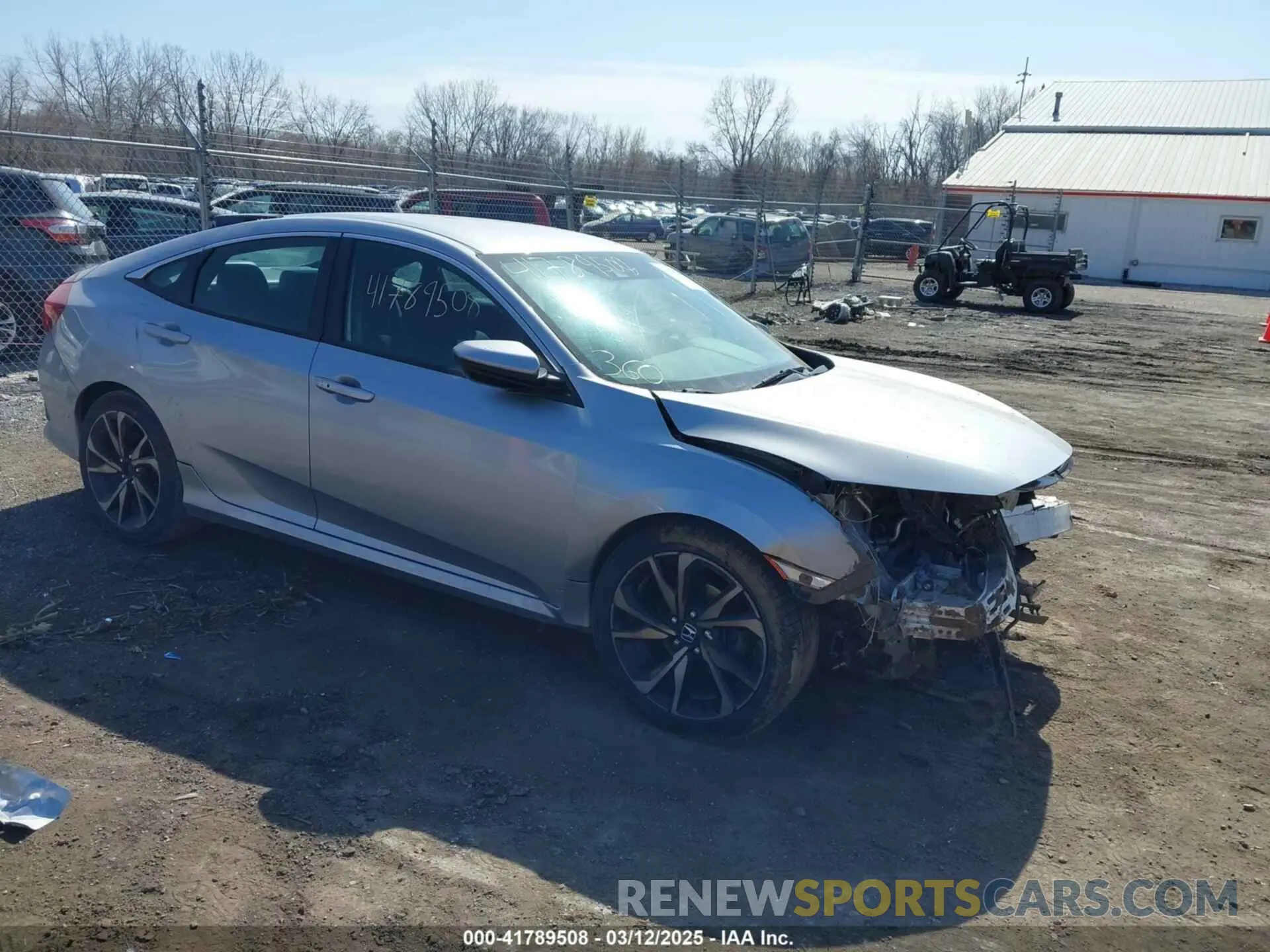 1 fotografías del automóvil dañado 2HGFC2F83MH540939 HONDA CIVIC 2021