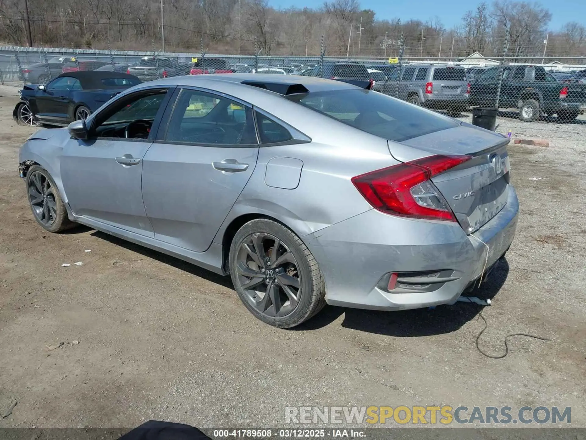 3 fotografías del automóvil dañado 2HGFC2F83MH540939 HONDA CIVIC 2021