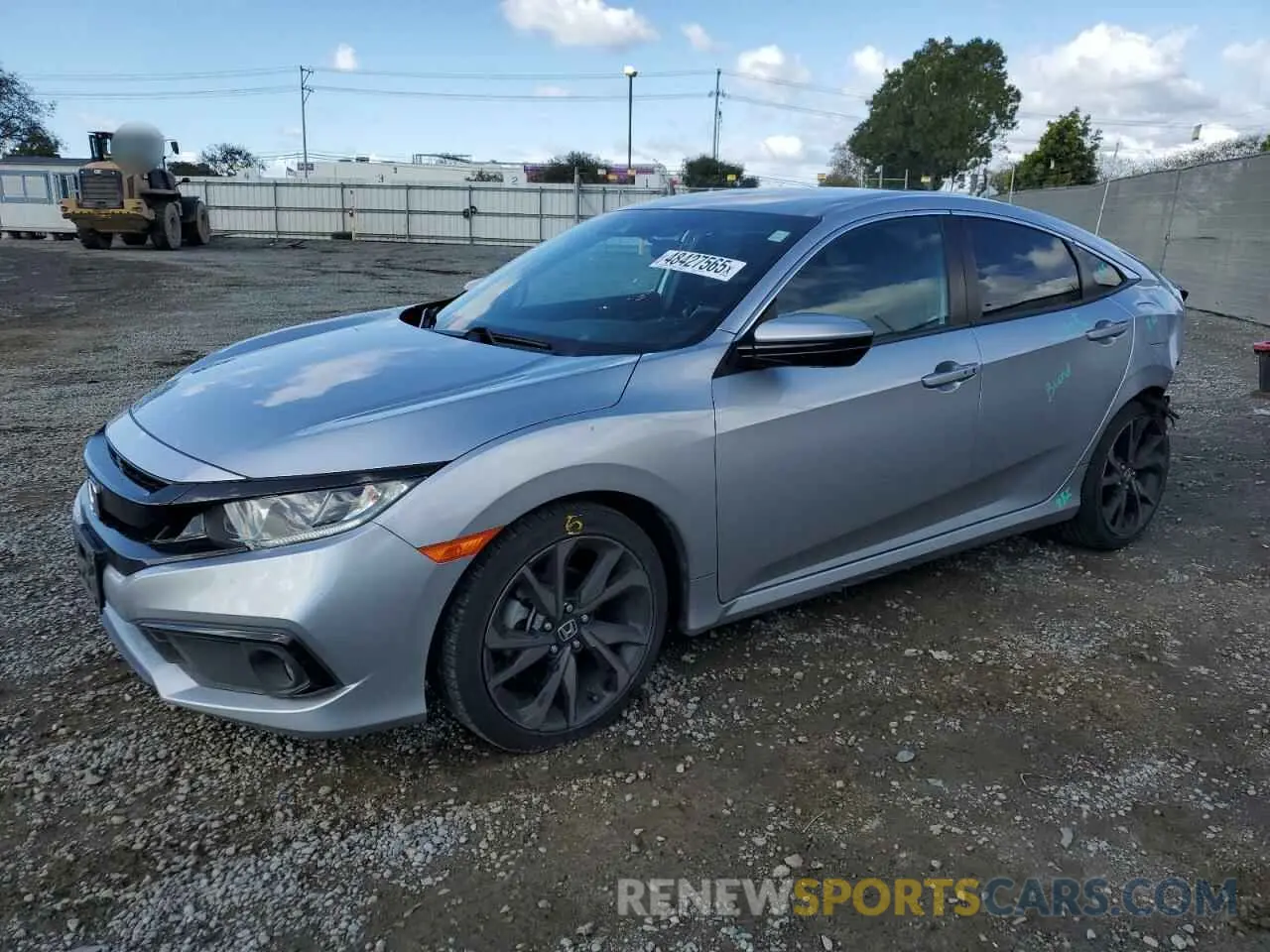 1 fotografías del automóvil dañado 2HGFC2F83MH553836 HONDA CIVIC 2021