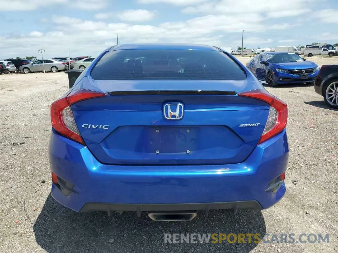 6 fotografías del automóvil dañado 2HGFC2F84MH535328 HONDA CIVIC 2021