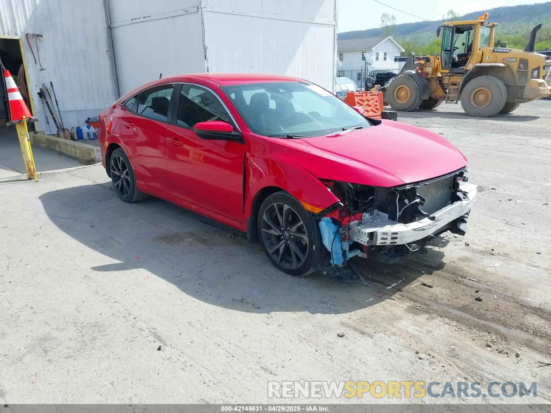 1 fotografías del automóvil dañado 2HGFC2F84MH536320 HONDA CIVIC 2021