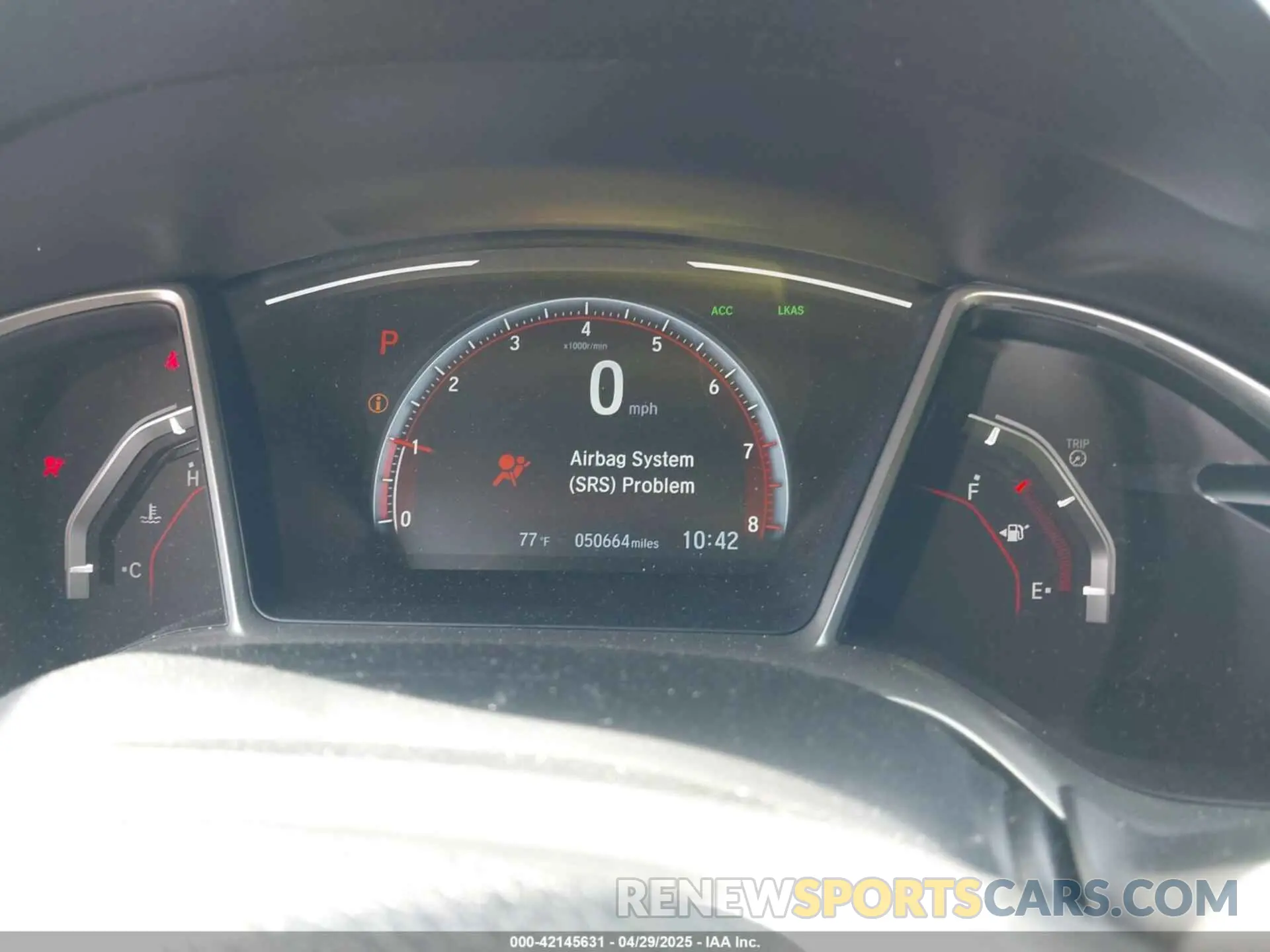 7 fotografías del automóvil dañado 2HGFC2F84MH536320 HONDA CIVIC 2021