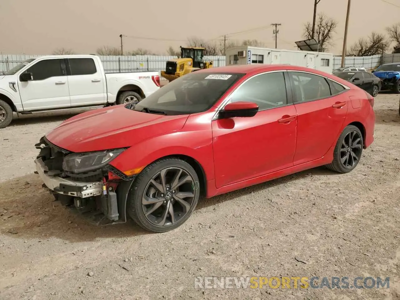 1 fotografías del automóvil dañado 2HGFC2F84MH536723 HONDA CIVIC 2021