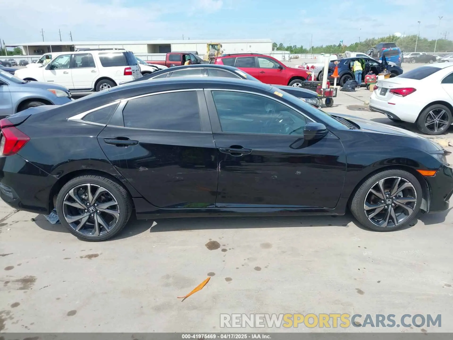 13 fotografías del automóvil dañado 2HGFC2F85MH505707 HONDA CIVIC 2021