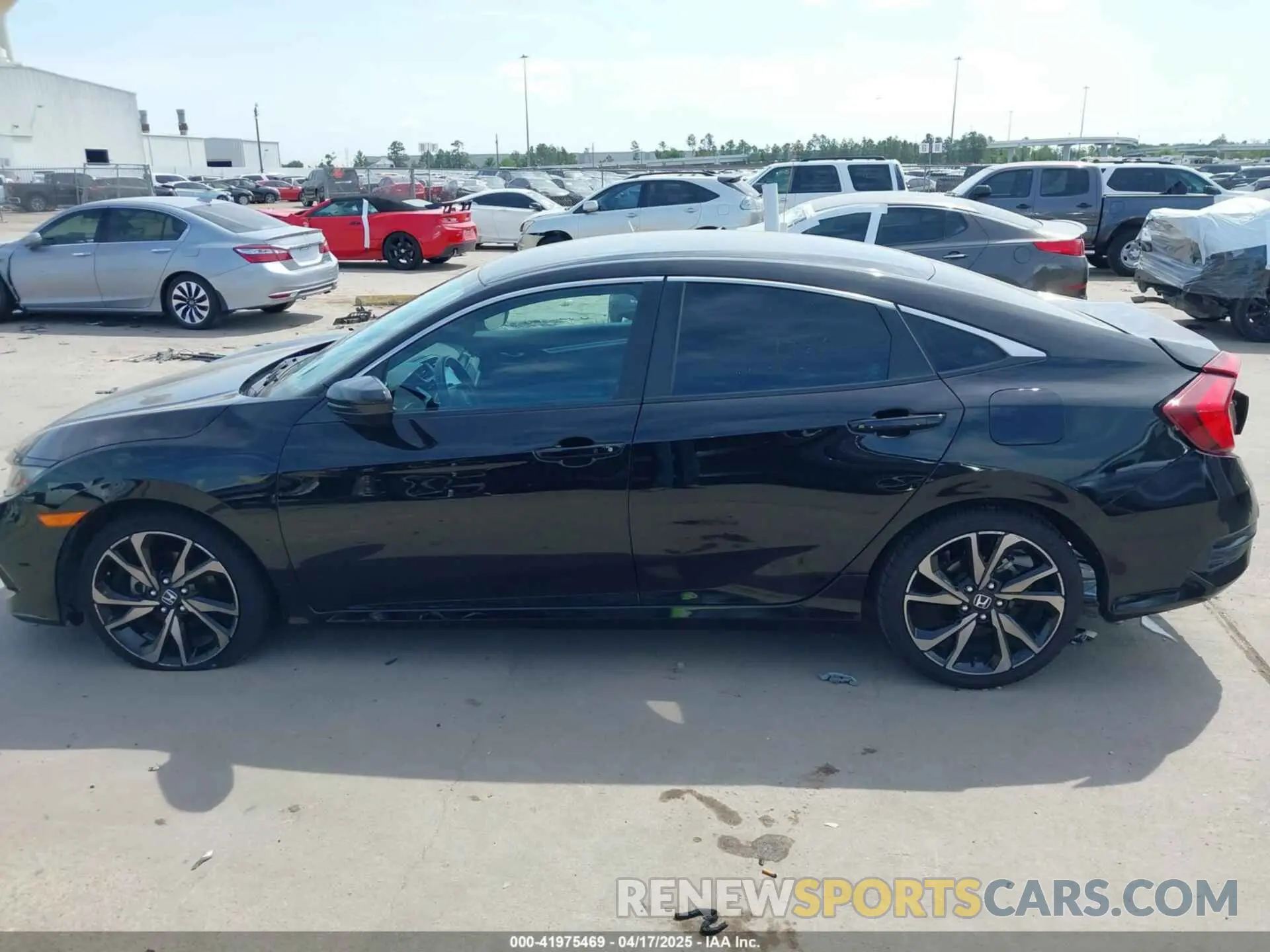 14 fotografías del automóvil dañado 2HGFC2F85MH505707 HONDA CIVIC 2021