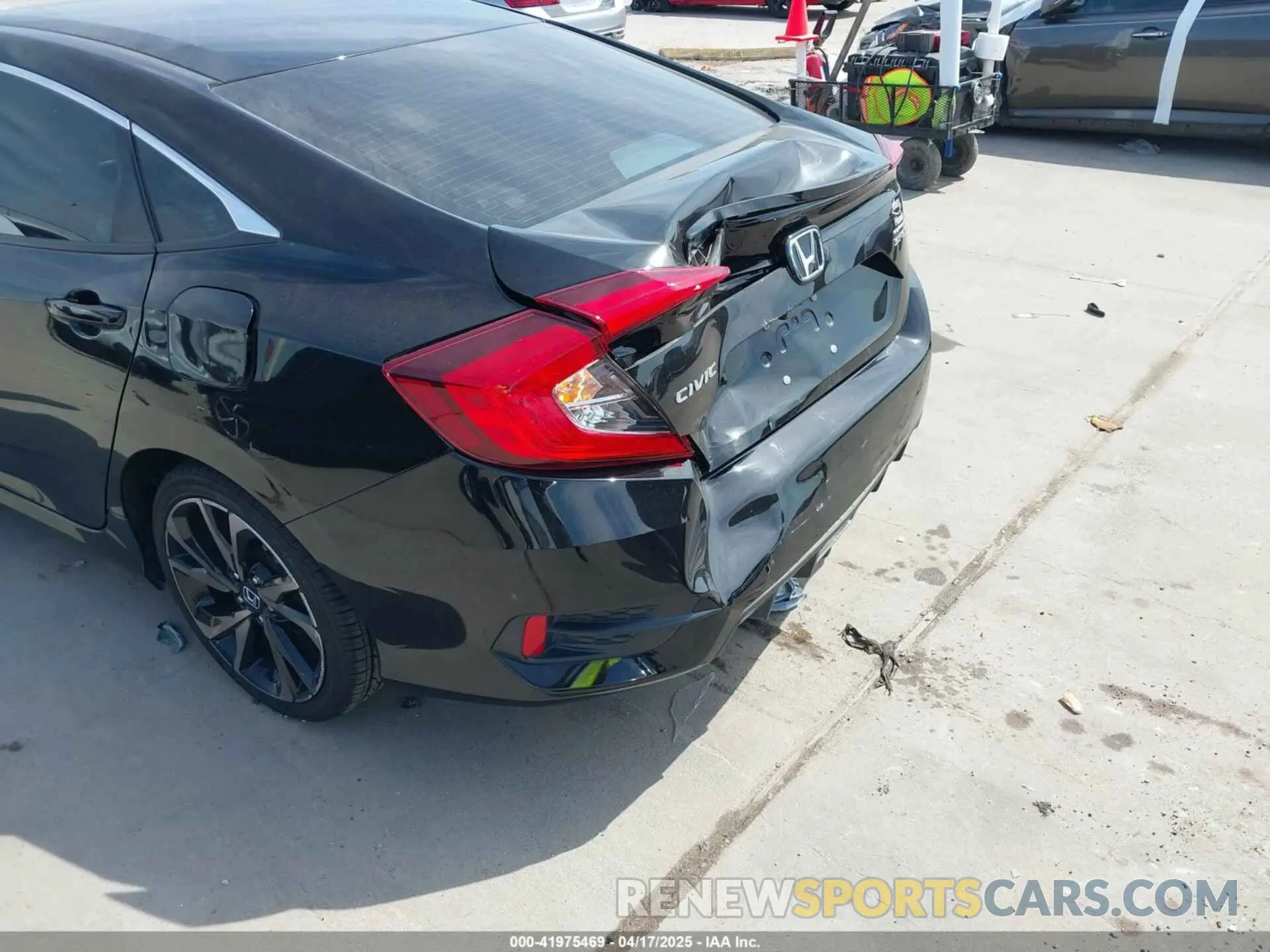 18 fotografías del automóvil dañado 2HGFC2F85MH505707 HONDA CIVIC 2021