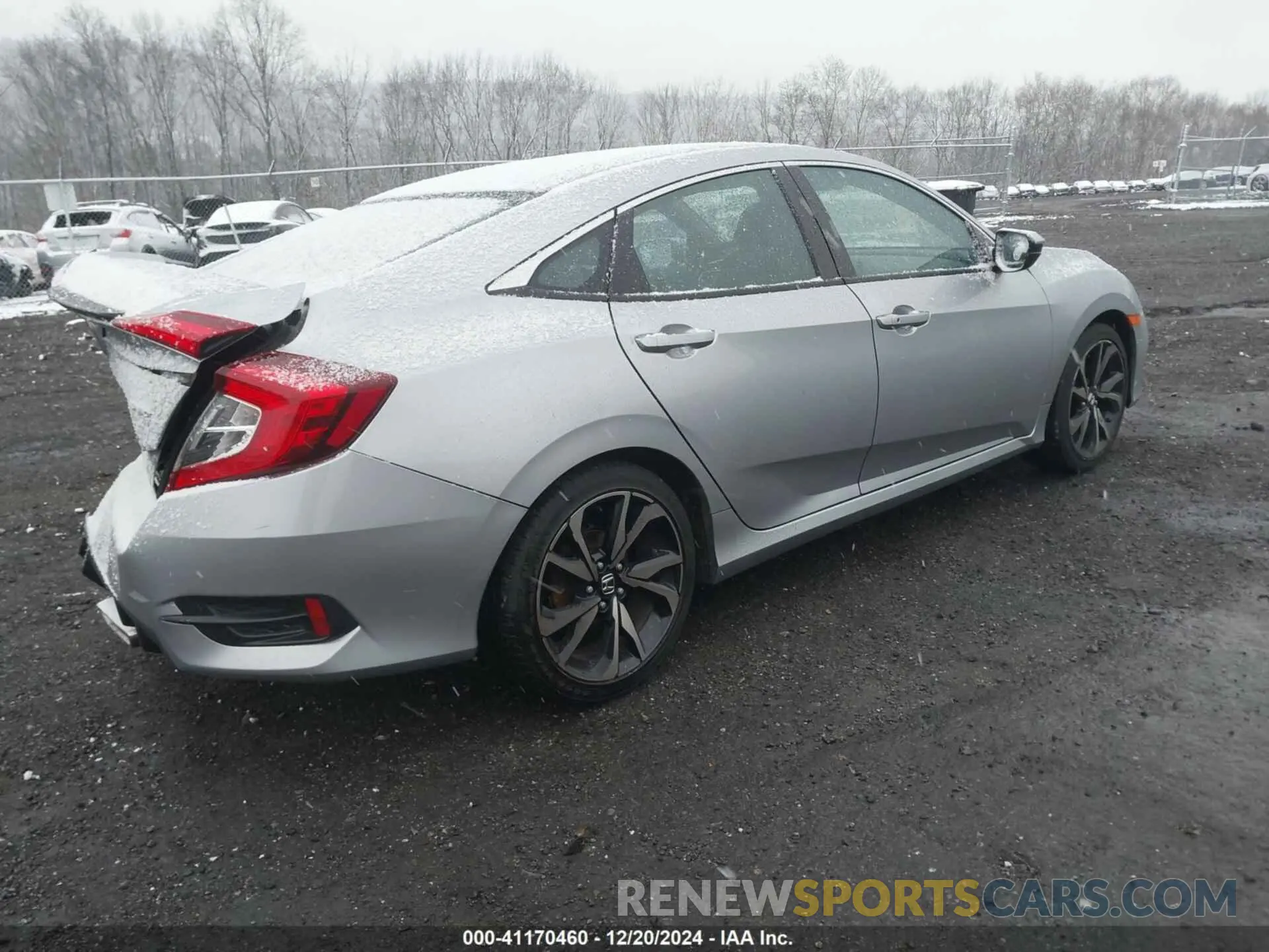4 fotografías del automóvil dañado 2HGFC2F85MH510261 HONDA CIVIC 2021