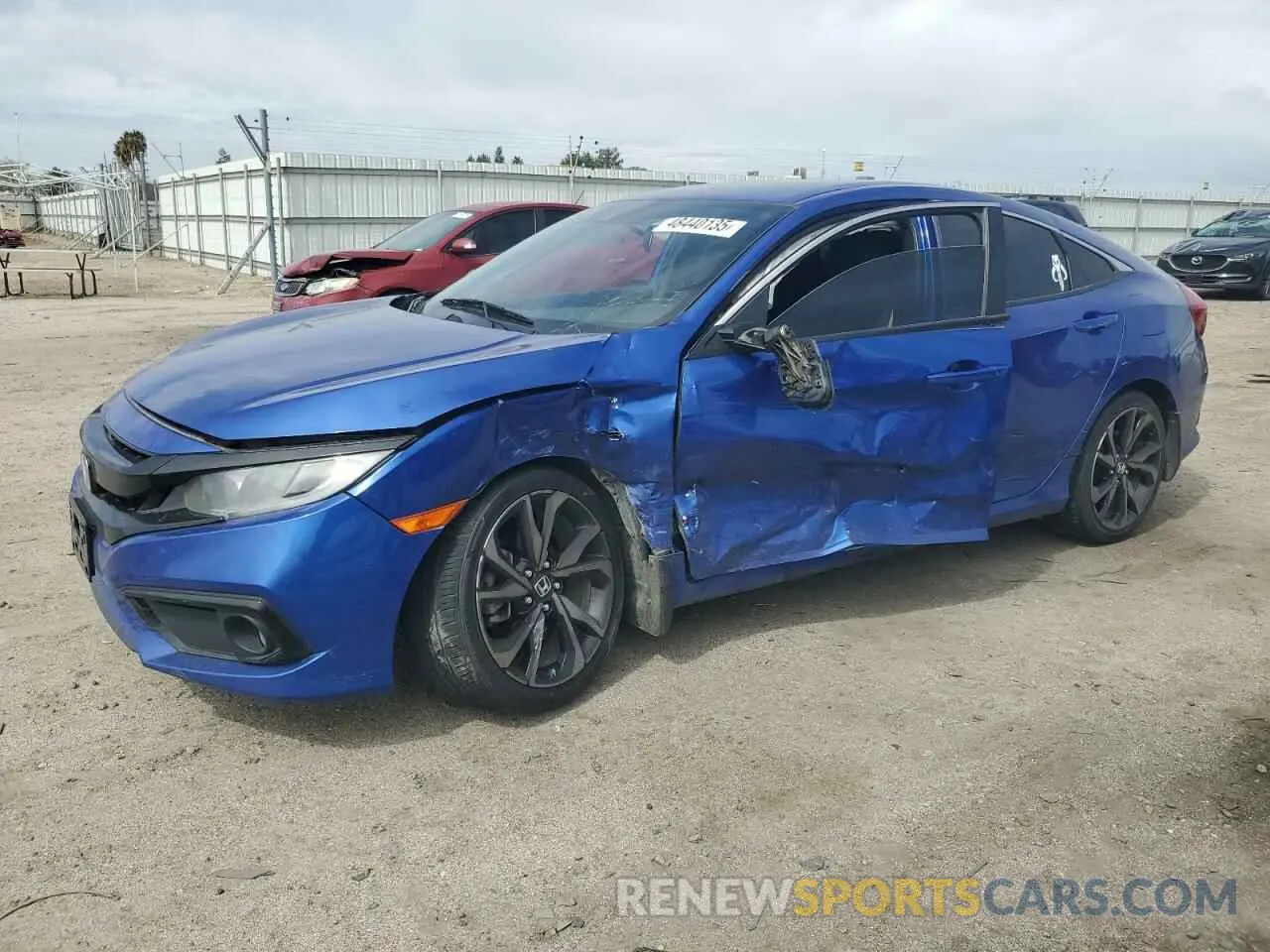 1 fotografías del automóvil dañado 2HGFC2F85MH533815 HONDA CIVIC 2021