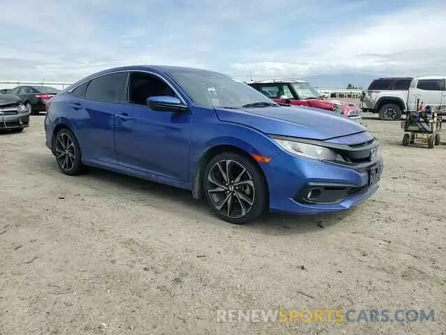 10 fotografías del automóvil dañado 2HGFC2F85MH533815 HONDA CIVIC 2021
