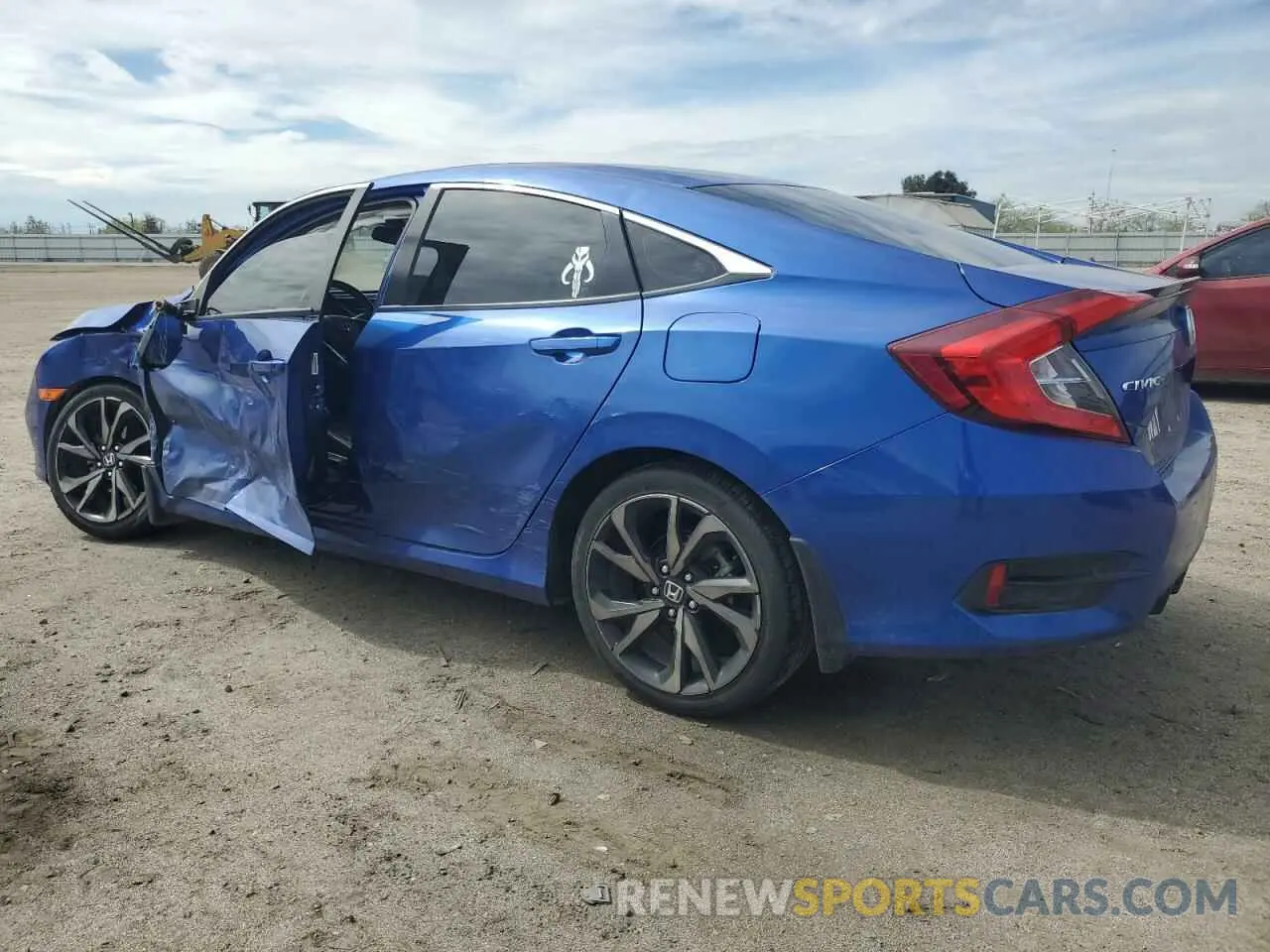 2 fotografías del automóvil dañado 2HGFC2F85MH533815 HONDA CIVIC 2021