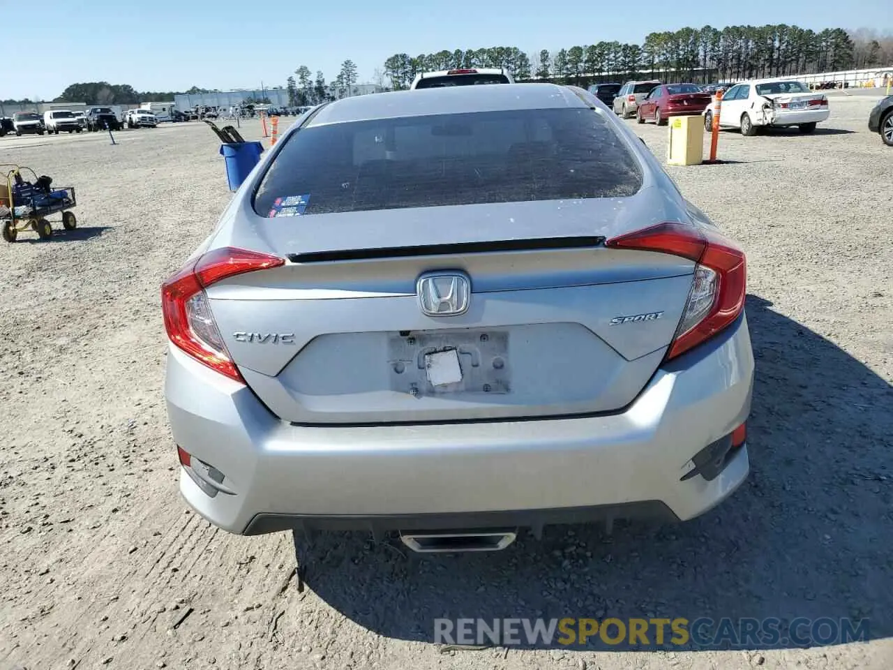 6 fotografías del automóvil dañado 2HGFC2F85MH537069 HONDA CIVIC 2021