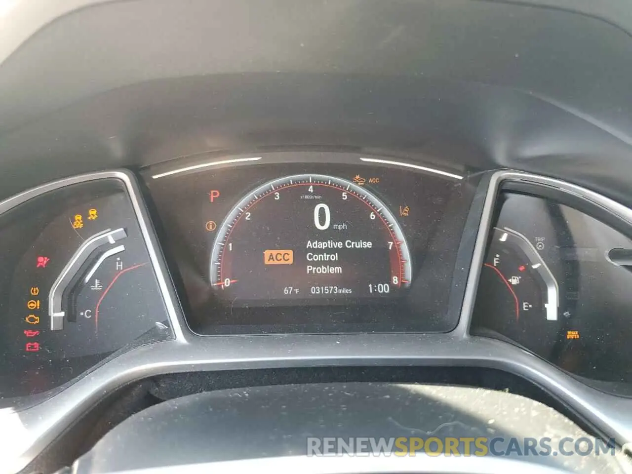 9 fotografías del automóvil dañado 2HGFC2F85MH537069 HONDA CIVIC 2021
