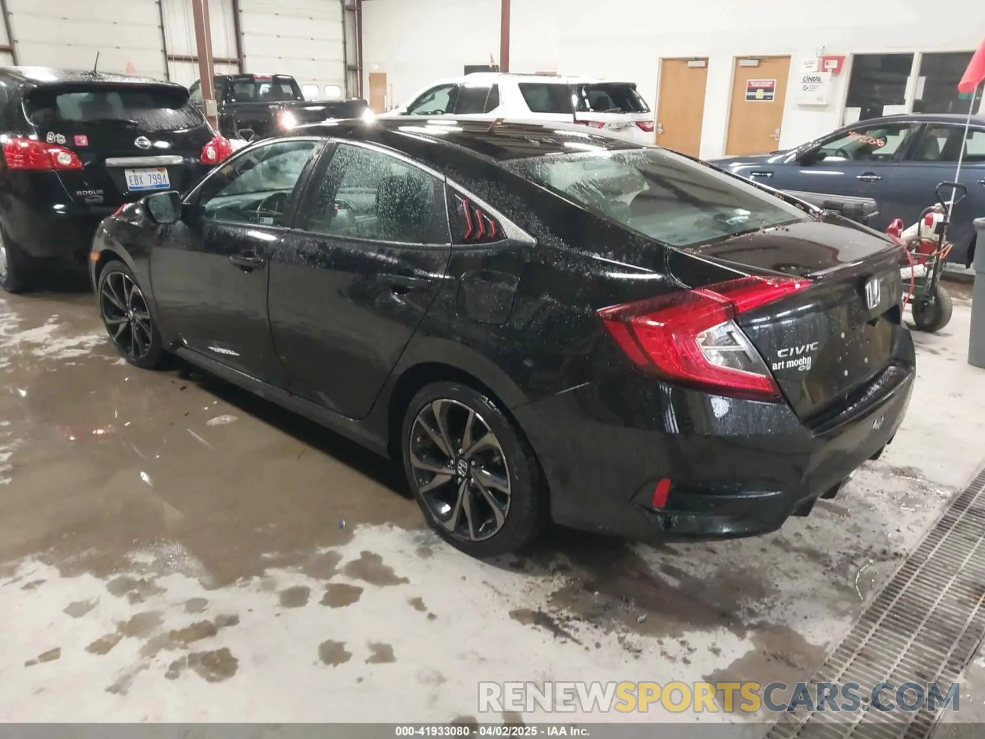3 fotografías del automóvil dañado 2HGFC2F85MH544877 HONDA CIVIC 2021