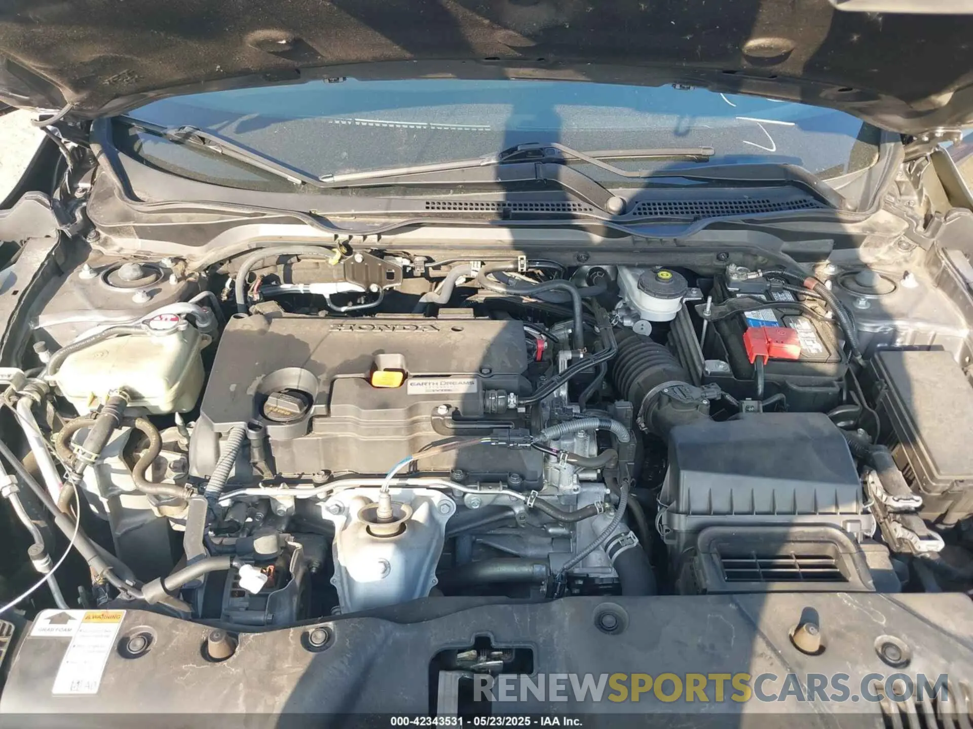10 fotografías del automóvil dañado 2HGFC2F86MH518952 HONDA CIVIC 2021